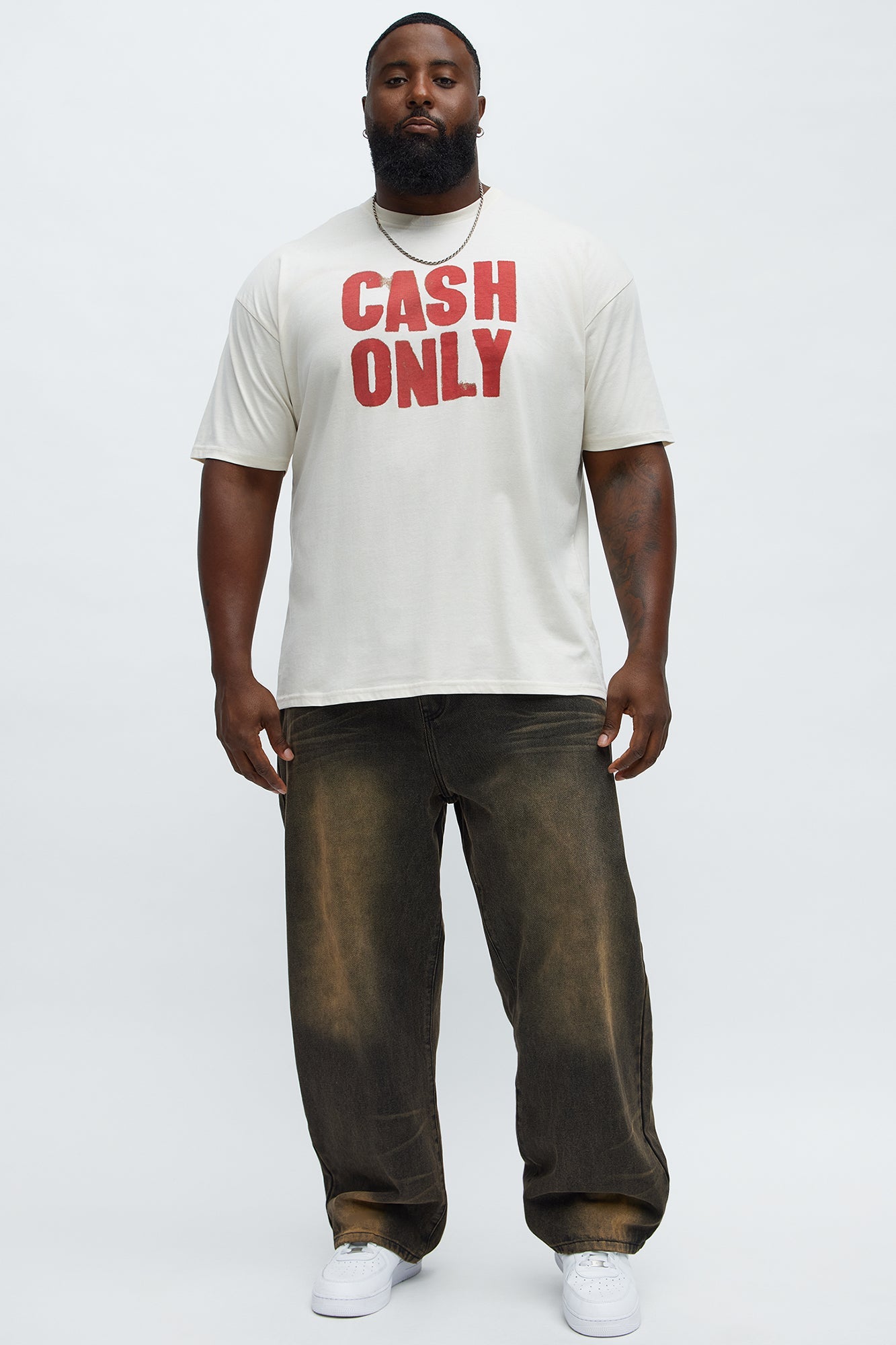 Cash Only Short Sleeve Tee - Off White