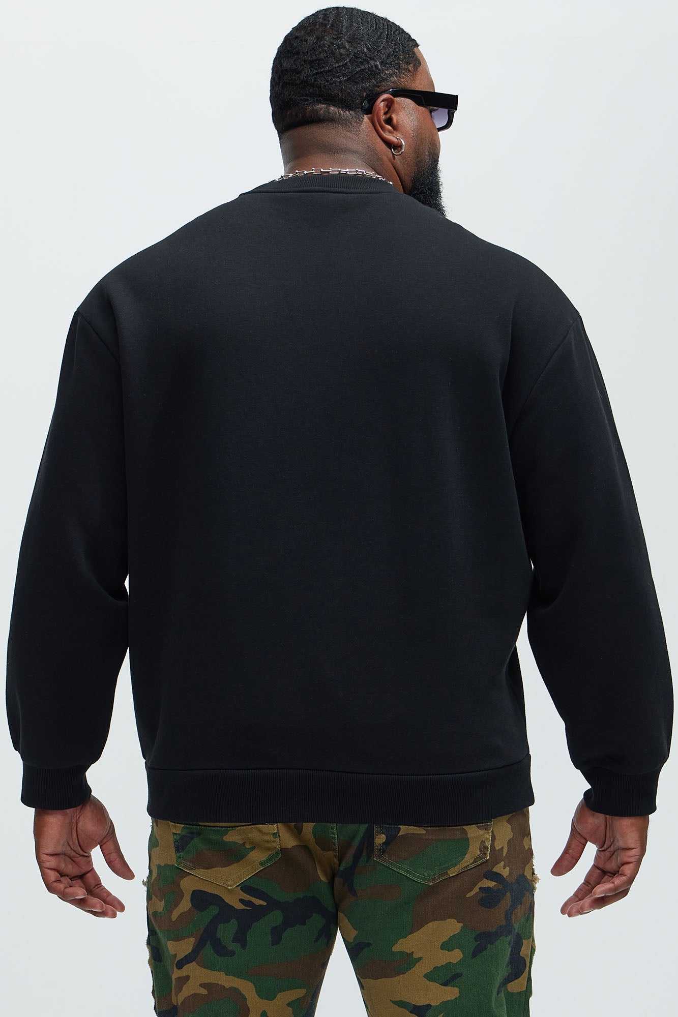 Tyson Crew Neck Sweatshirt - Black
