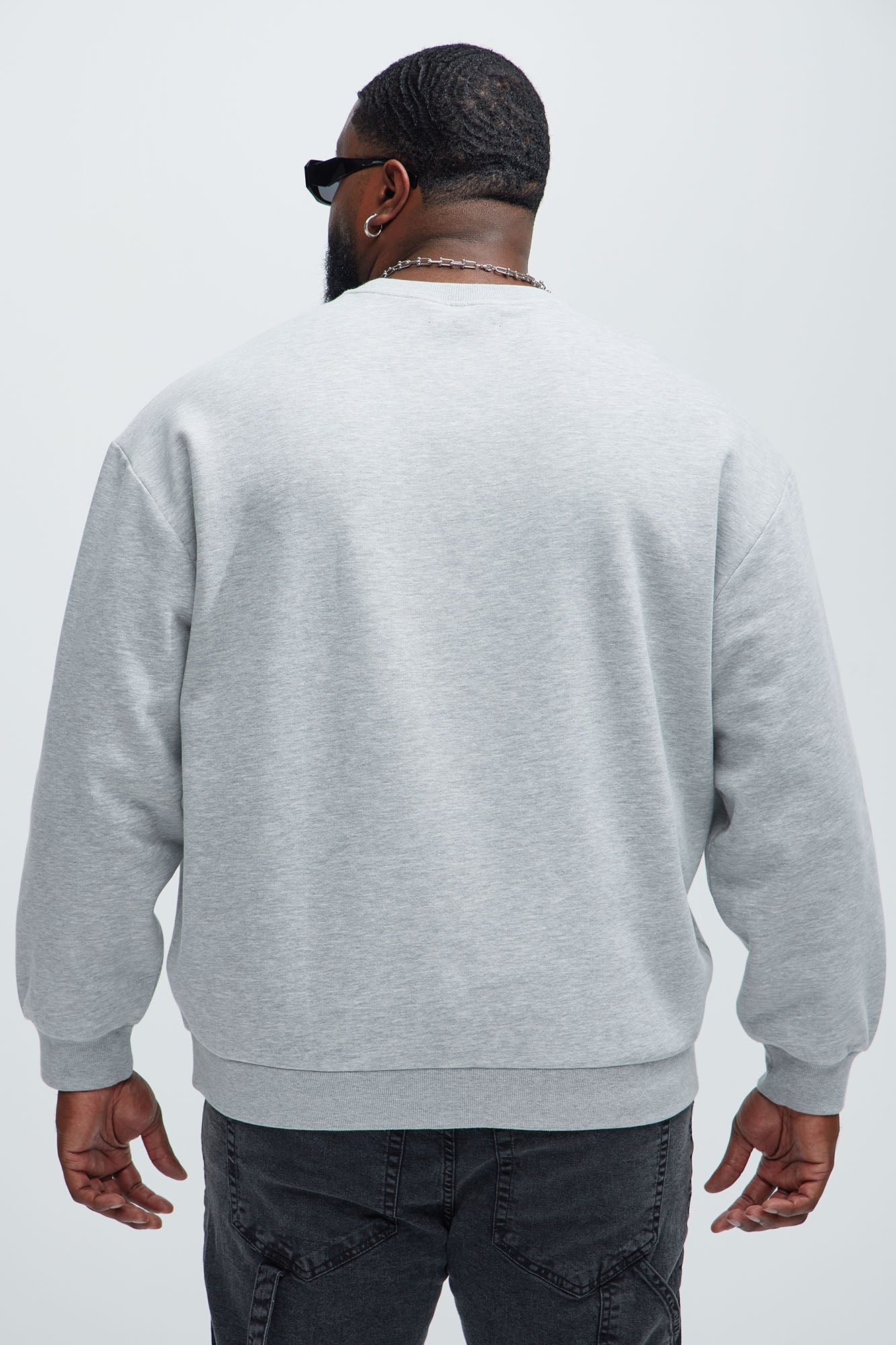 Tyson Crew Neck Sweatshirt - Heather Grey