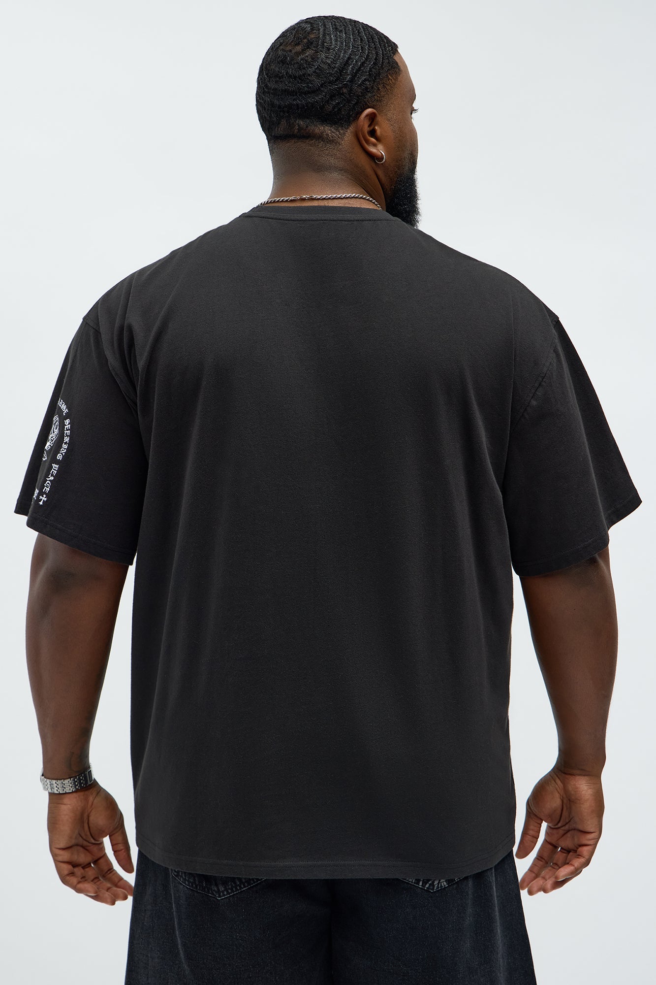 Short Sleeve Solitude From Chaos Tee - Black