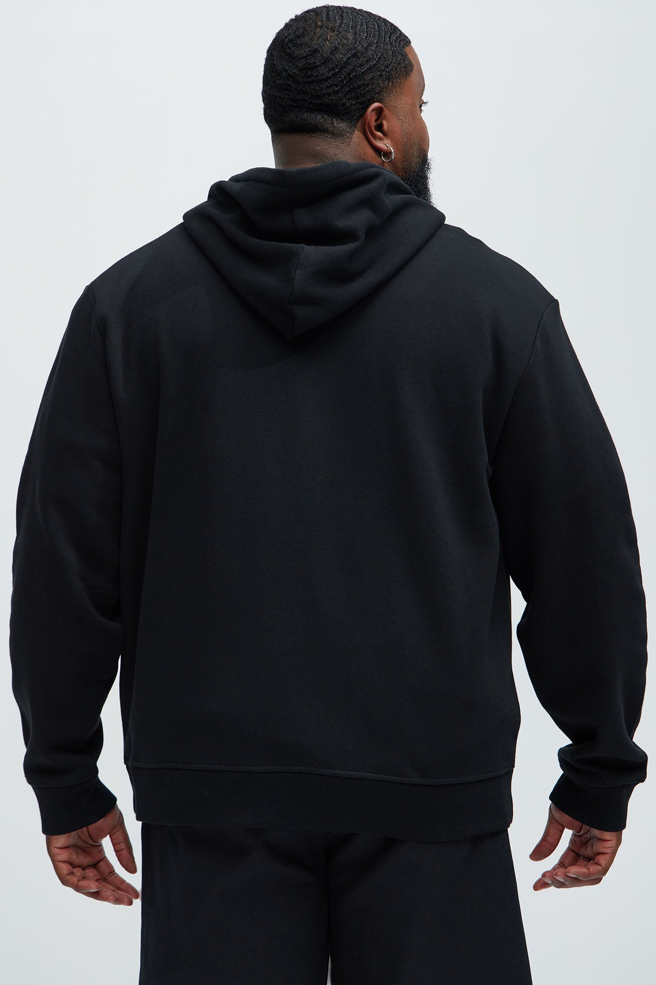 Tyson Zip Up Hoodie - Black