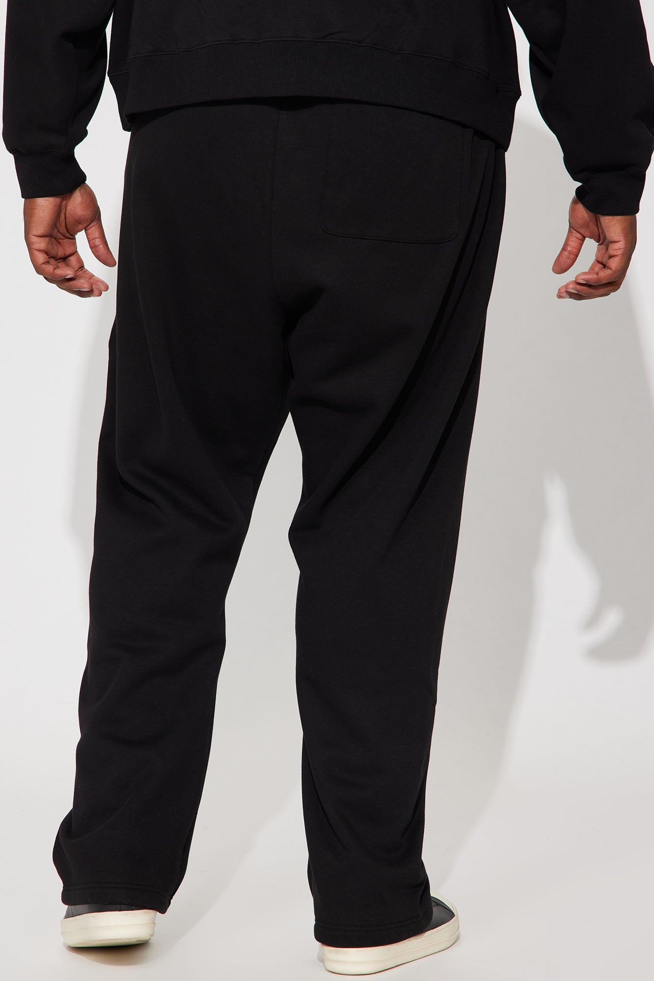 Tyson Heavyweight Straight Sweatpants - Black