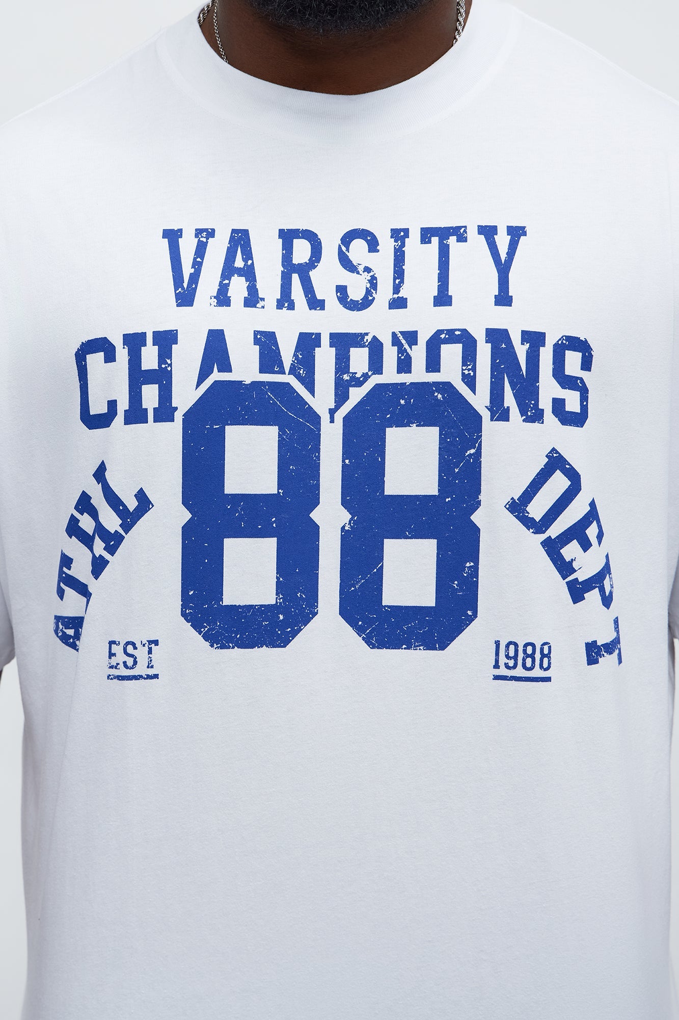 Varsity Champs 88 Boxy Short Sleeve Tee - White