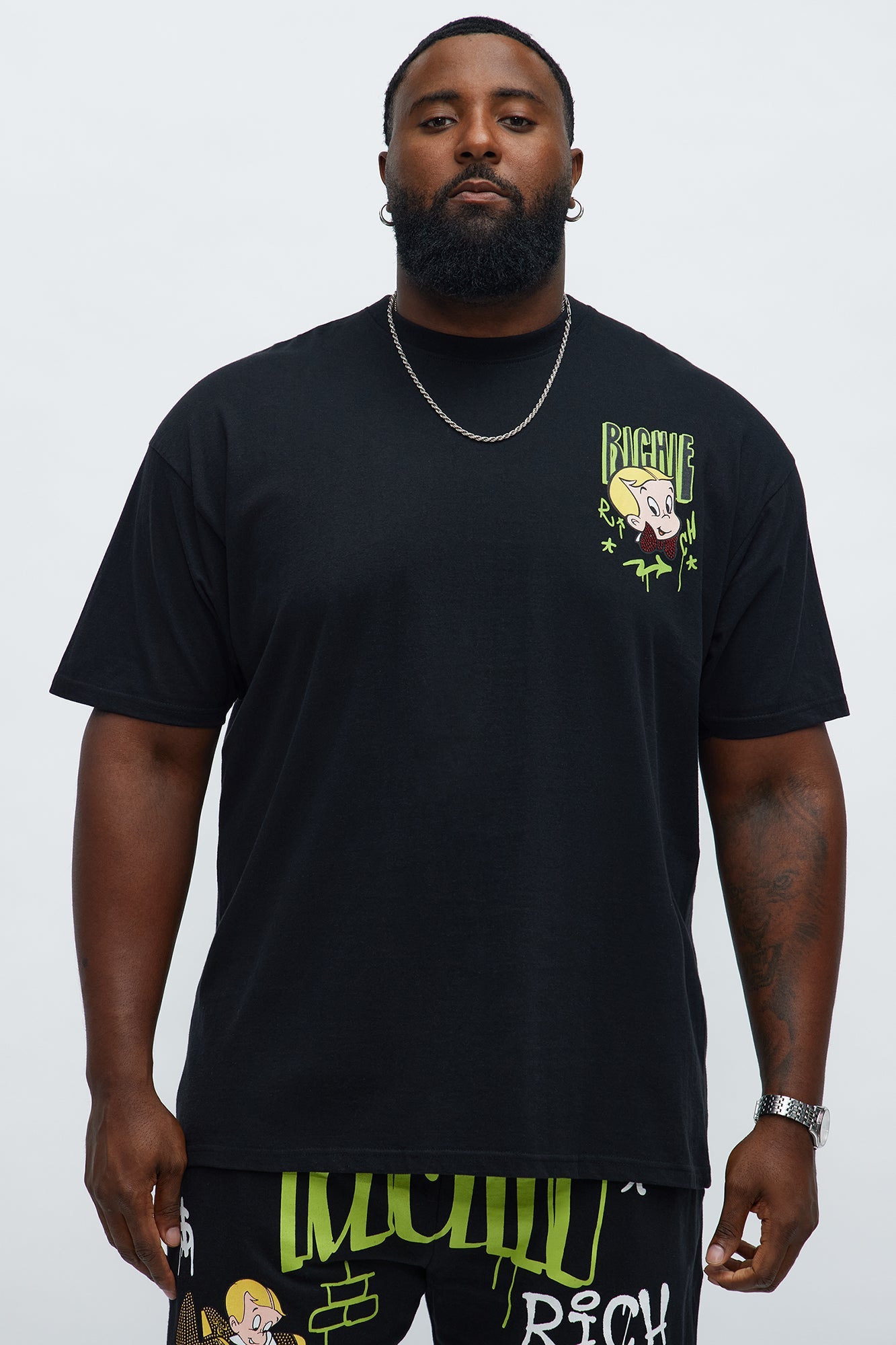 Richie Rich Fly Short Sleeve Tee - Black