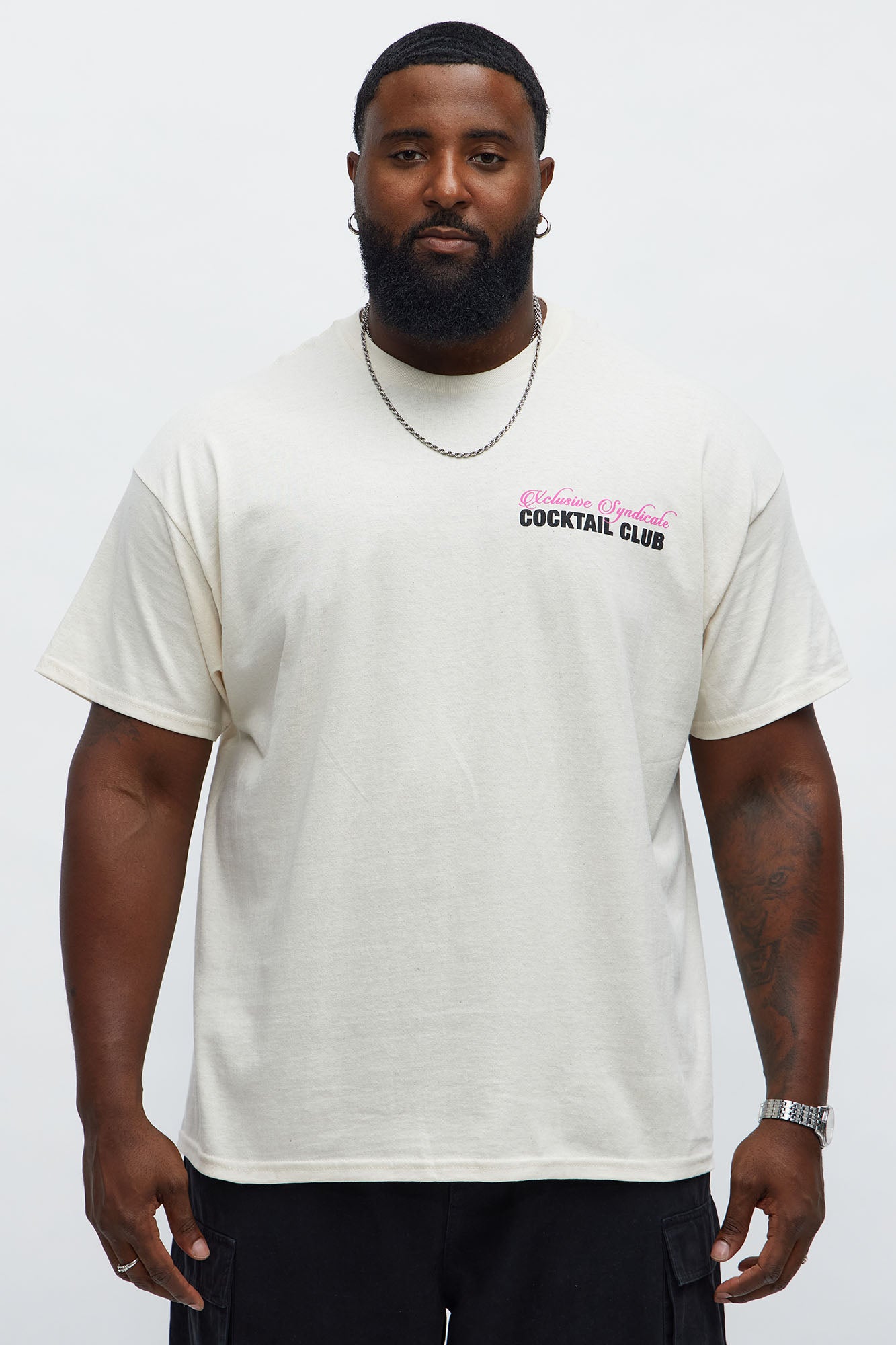 Xclusive Syndicate Short Sleeve Tee - Cream
