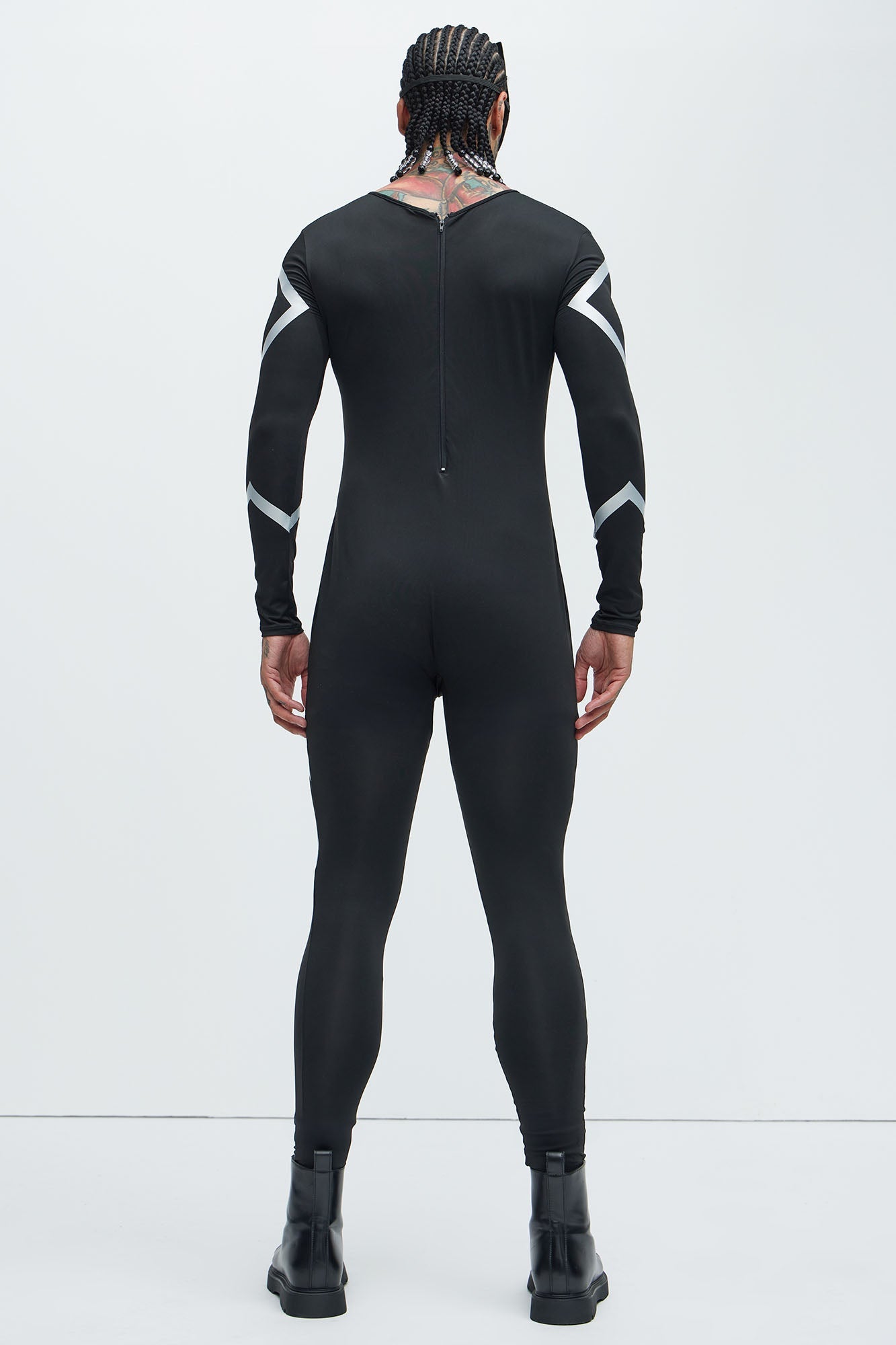 Panther Hero Costume - Black/Silver