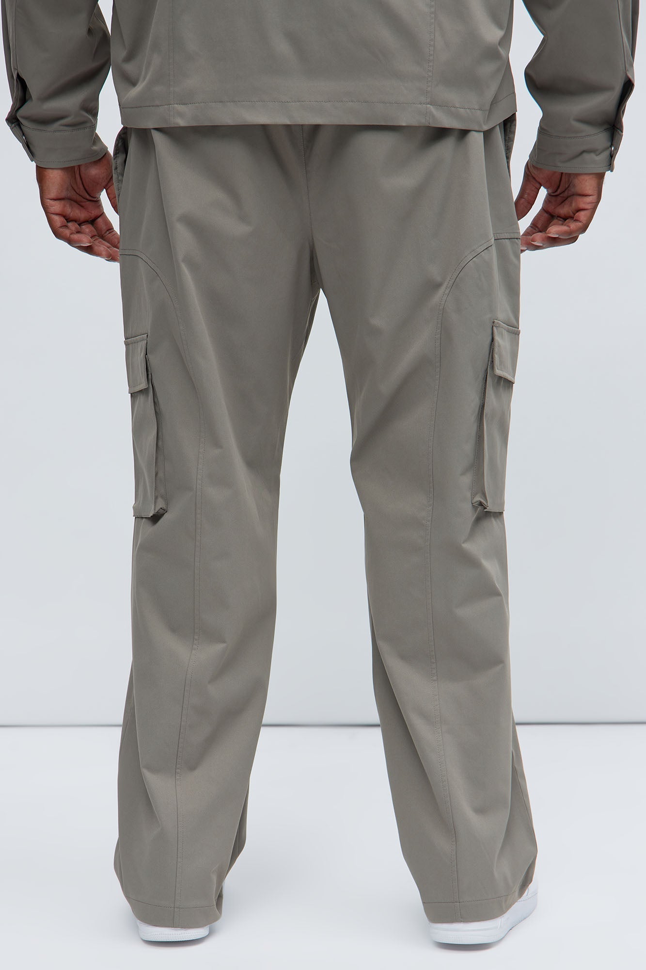 Bam Straight Pants - Grey