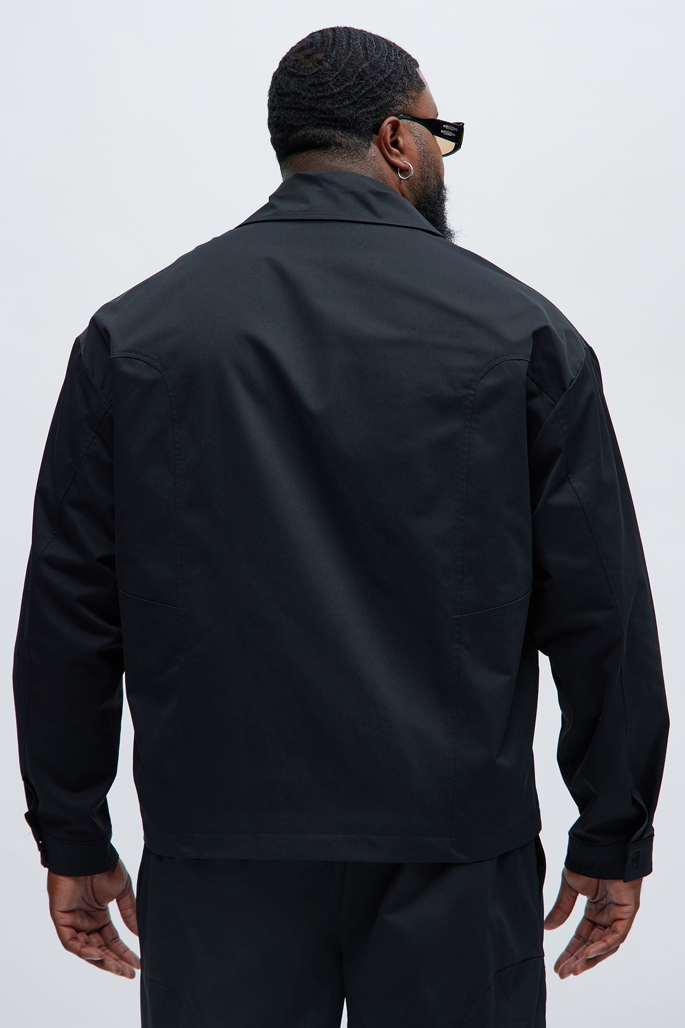 Bam Zip Up Work Jacket - Black