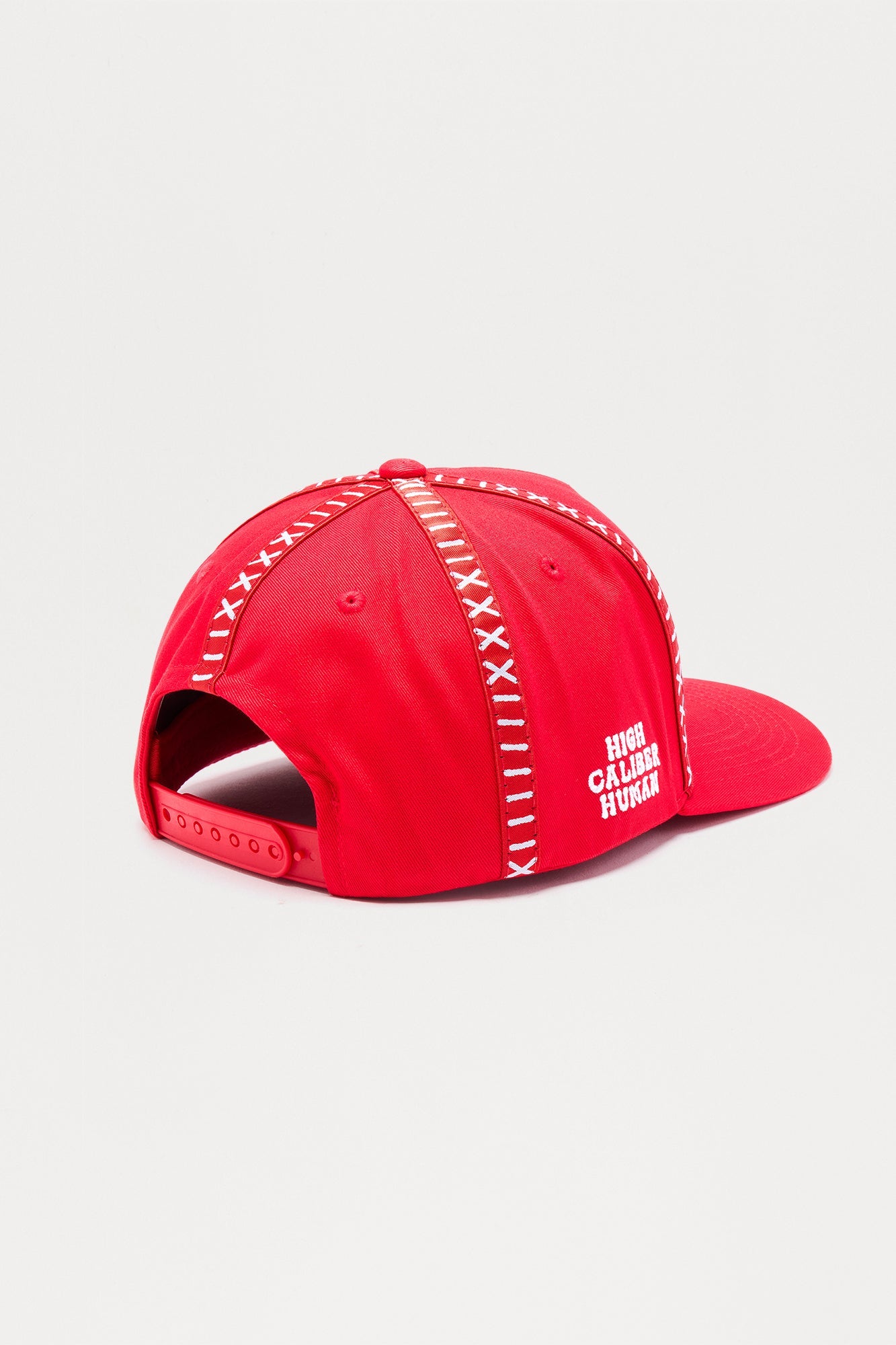 El Barrio Stitch Structured Snapback Hat - Red