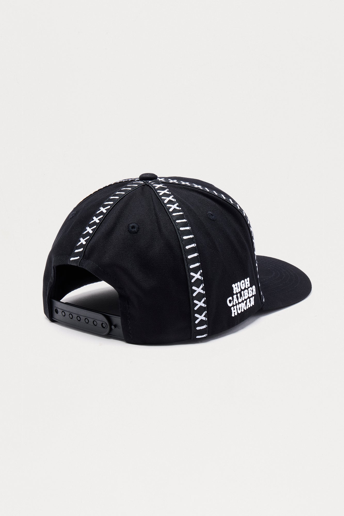 El Barrio Stitch Structured Snapback Hat - Black