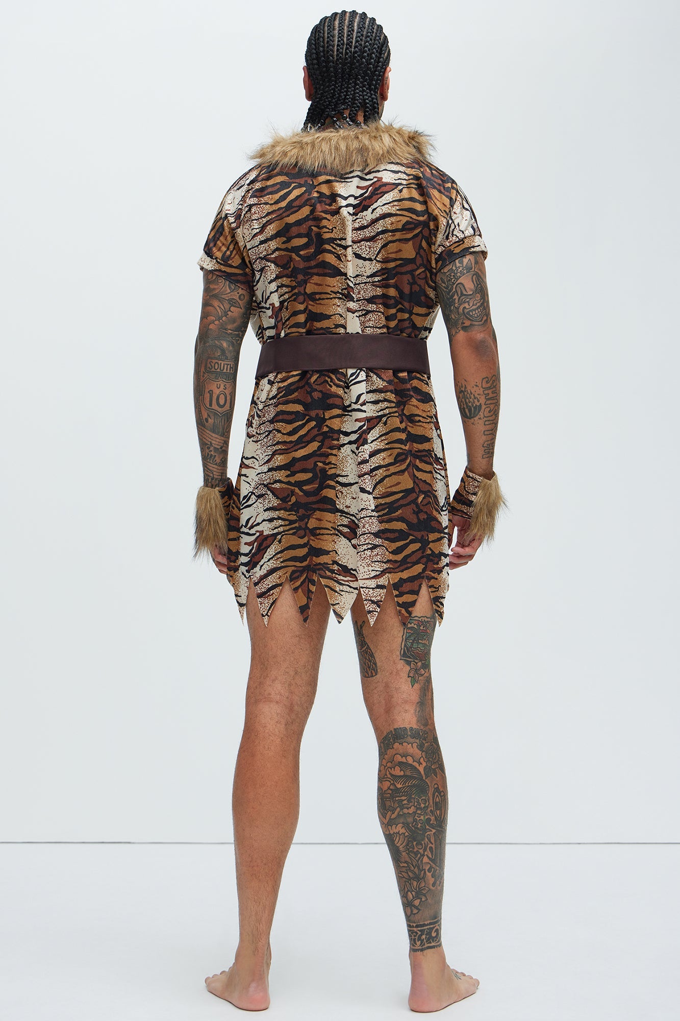 Cave Man Costume - Brown/combo