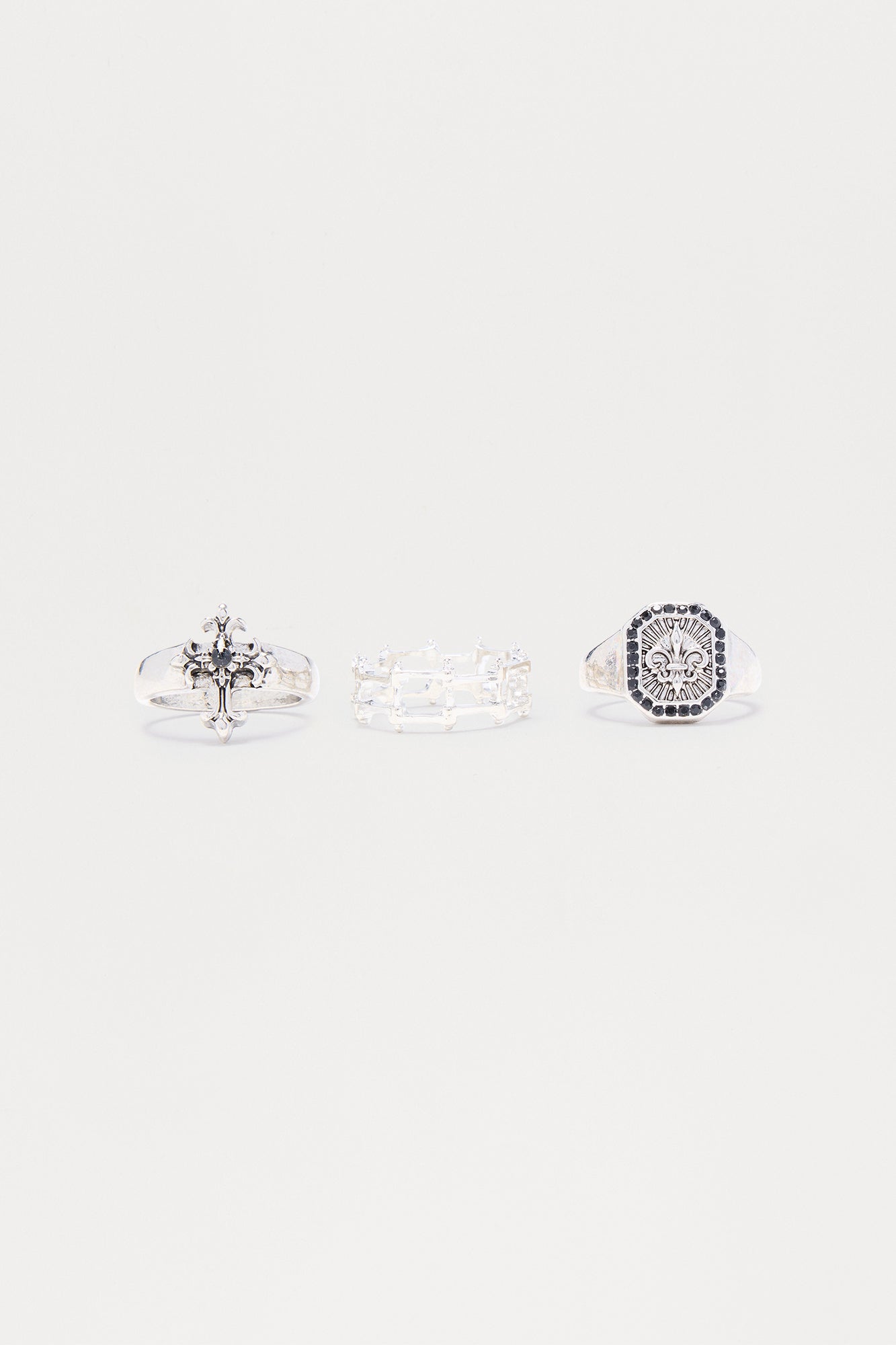 Eternal Oath Ring Set - Silver