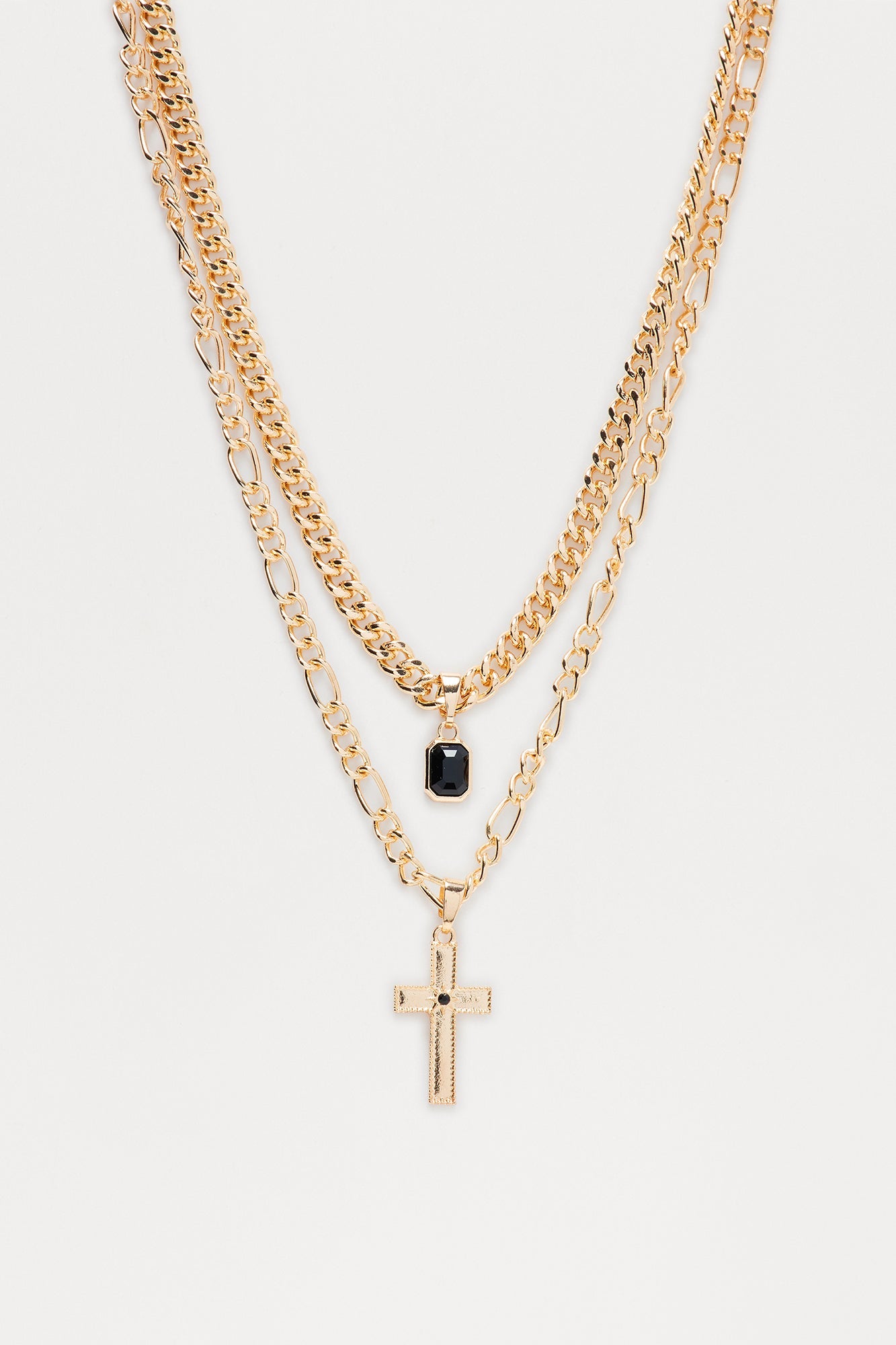 Lifts Us Up Necklace Set - Gold/combo
