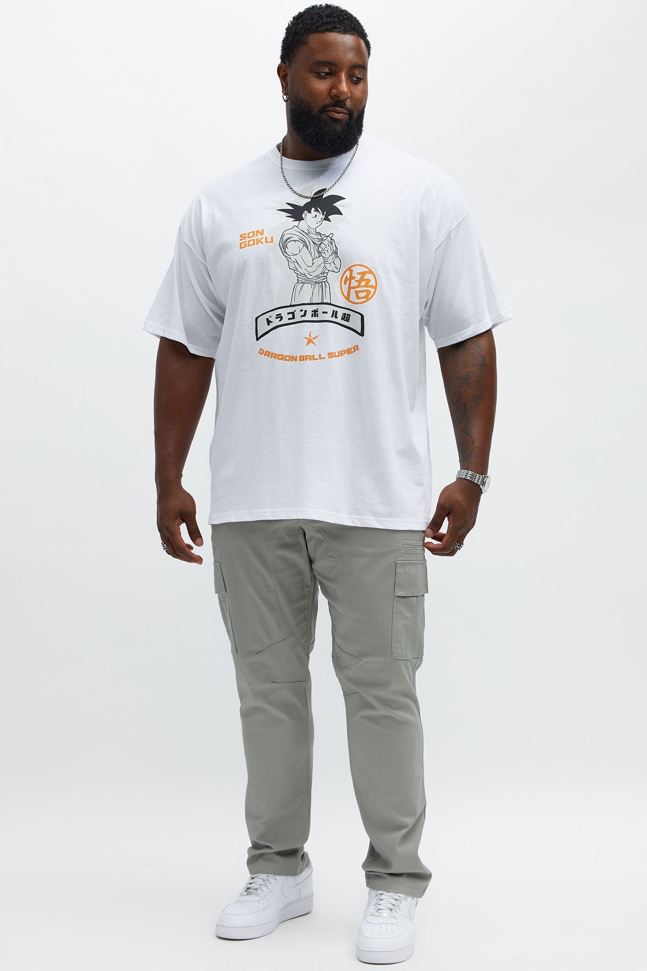 Dragon Ball Super Son Goku Short Sleeve Tee - White