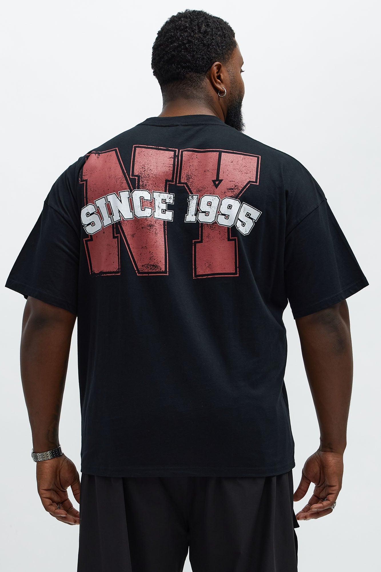 NYC Superior League Est 1995 Boxy Short Sleeve Tee - Black