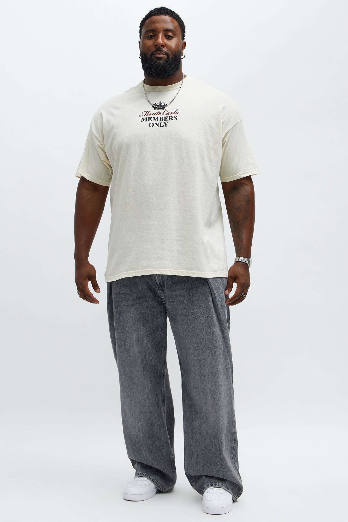 Monte Carlo Royal Club Short Sleeve Tee - Natural