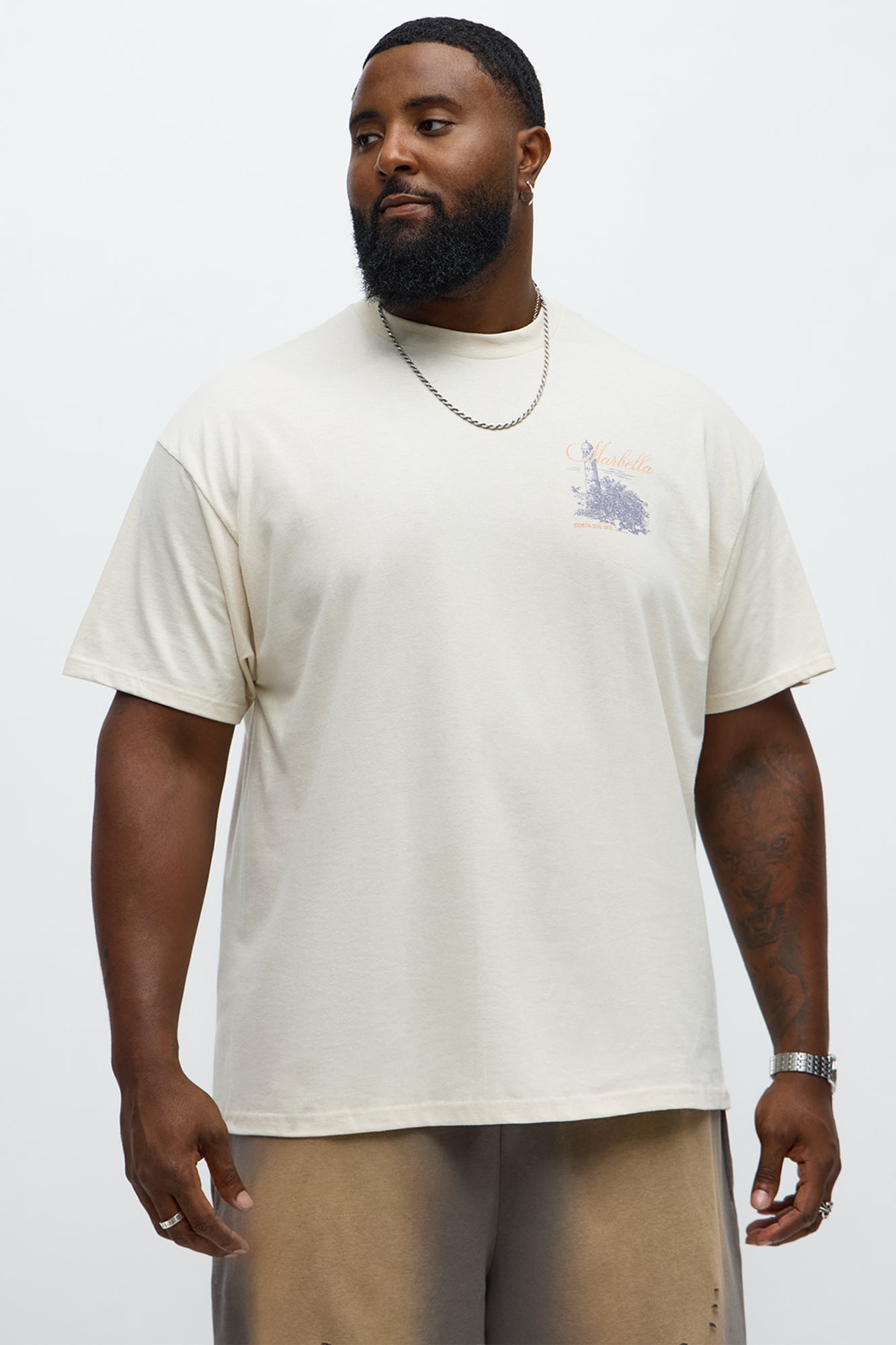 Marbella Spain Short Sleeve Tee - Cream