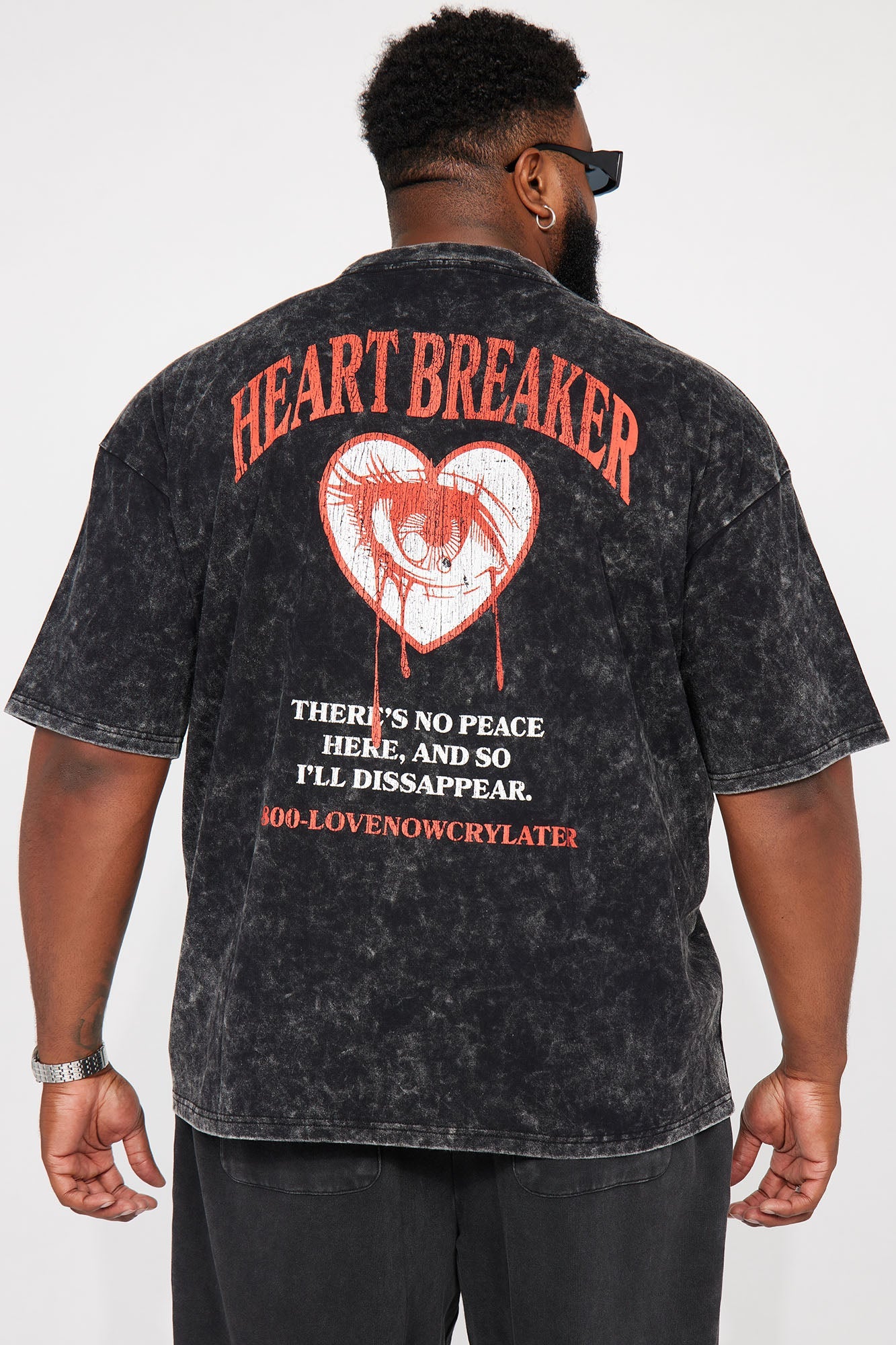 Love Now Cry Later Short Sleeve Tee - Black