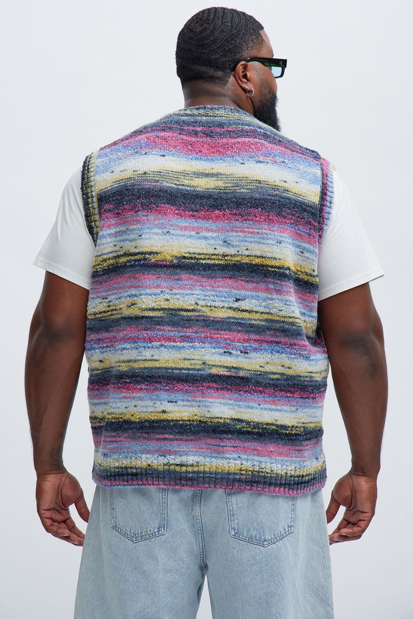 Your Eta Textured Sweater Vest - Multi Color