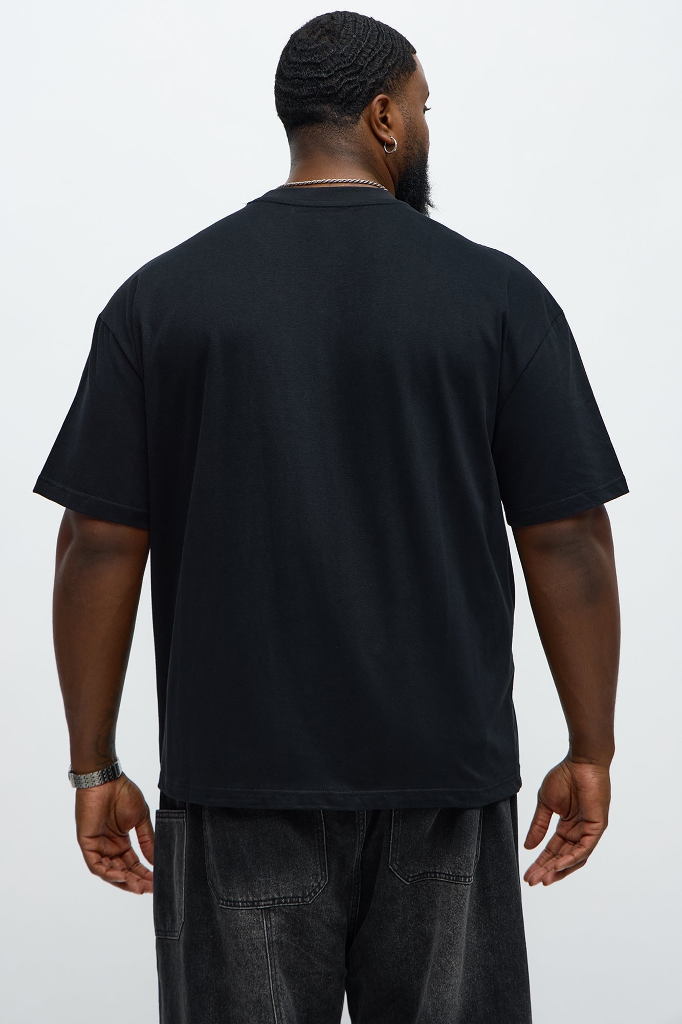 Relaxed Premium Midweight Tee - Black