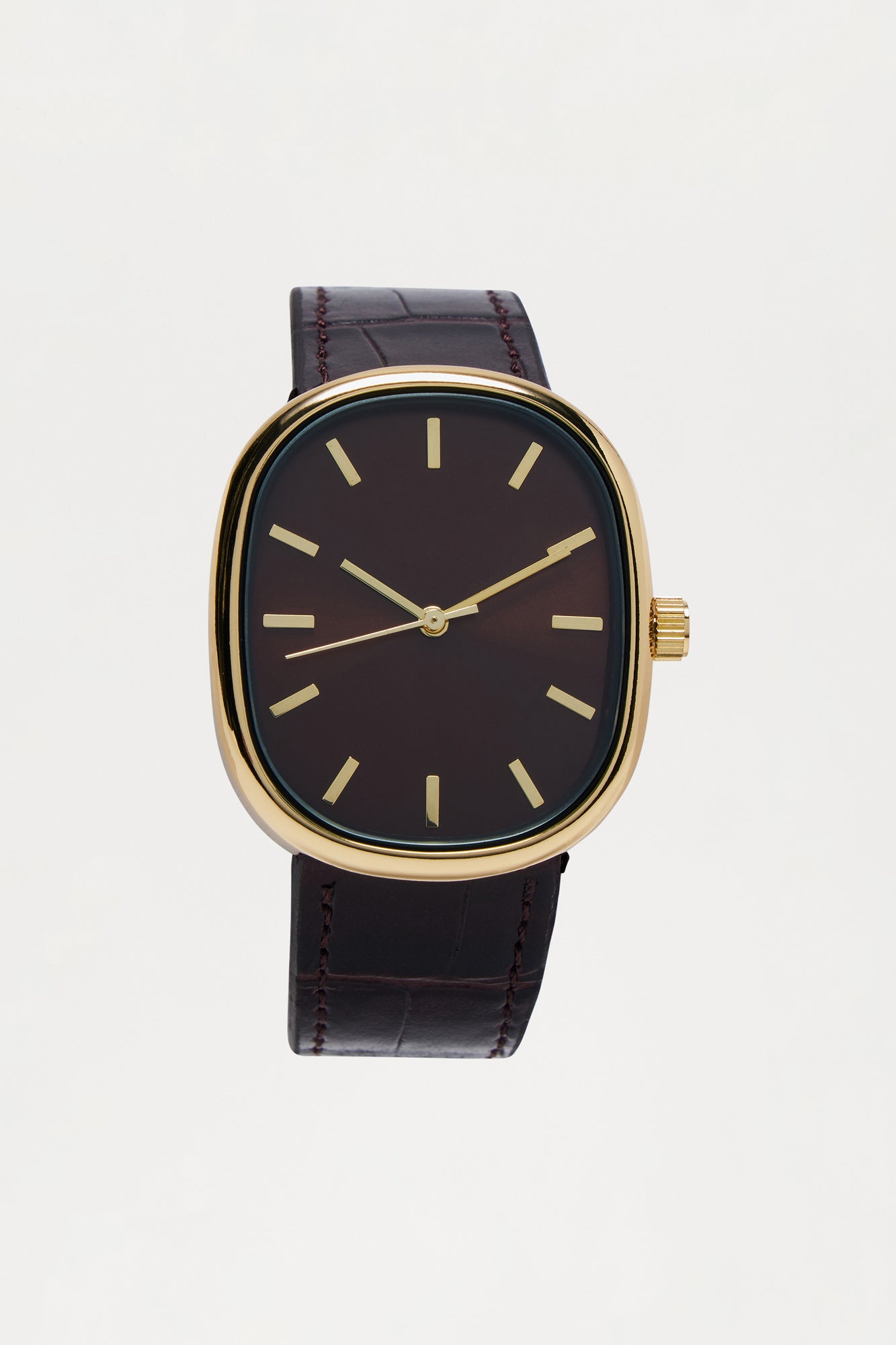 Running Out Of Time Watch - Brown