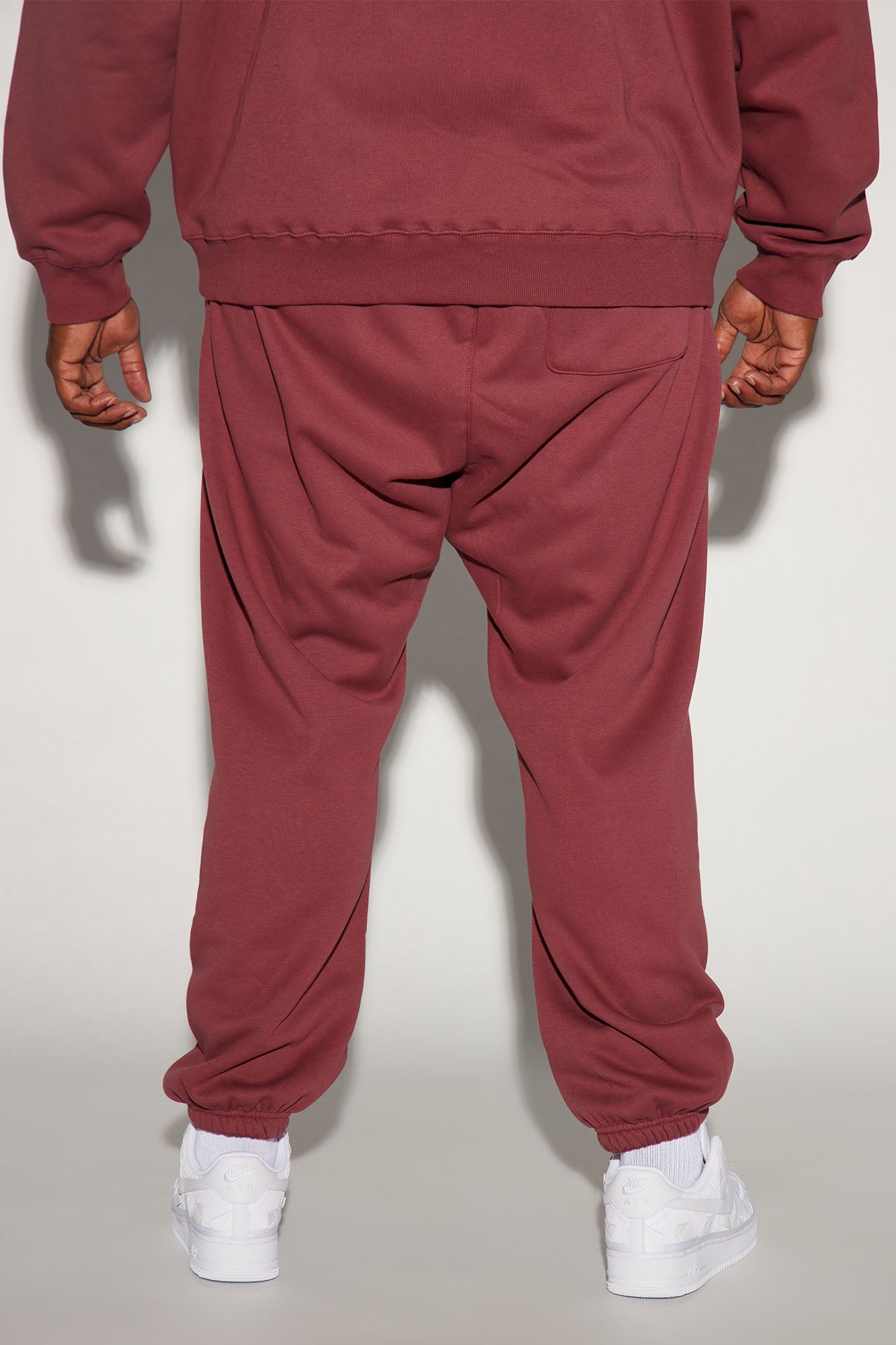 Tyson Heavyweight Sweat Jogger - Burgundy