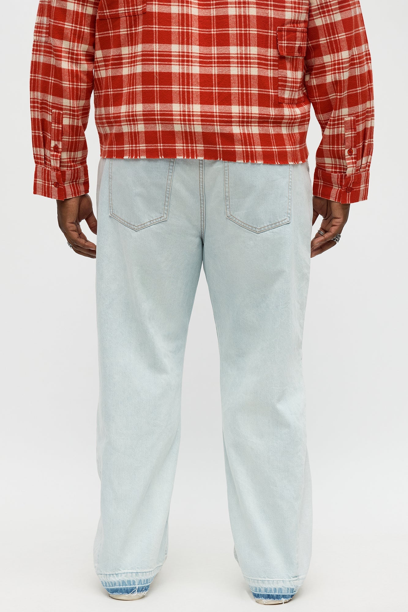 Straight Clean With My Lean Jeans - Light Wash