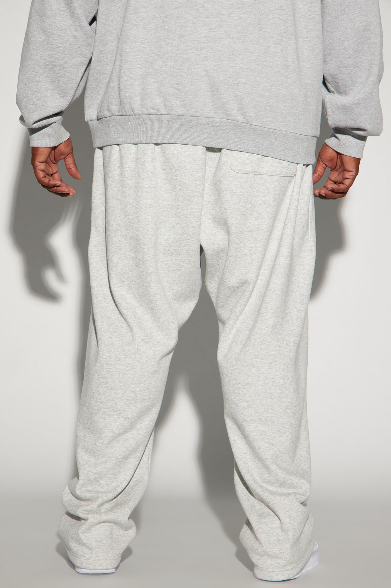 Tyson Heavyweight Straight Sweatpants - Heather Grey