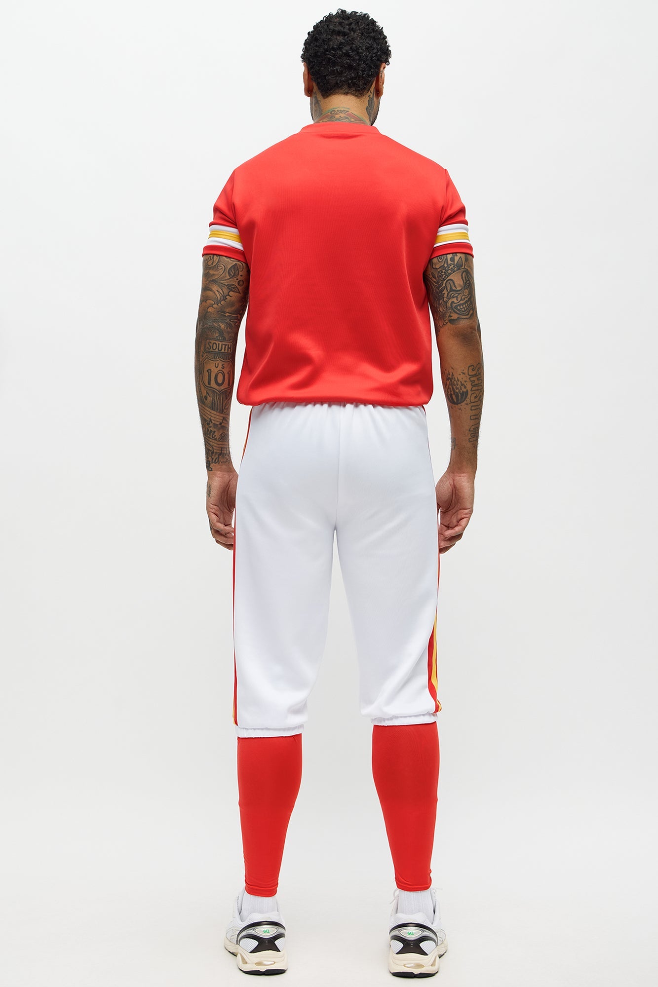 Tight End 3 Piece Costume Set - Red/combo