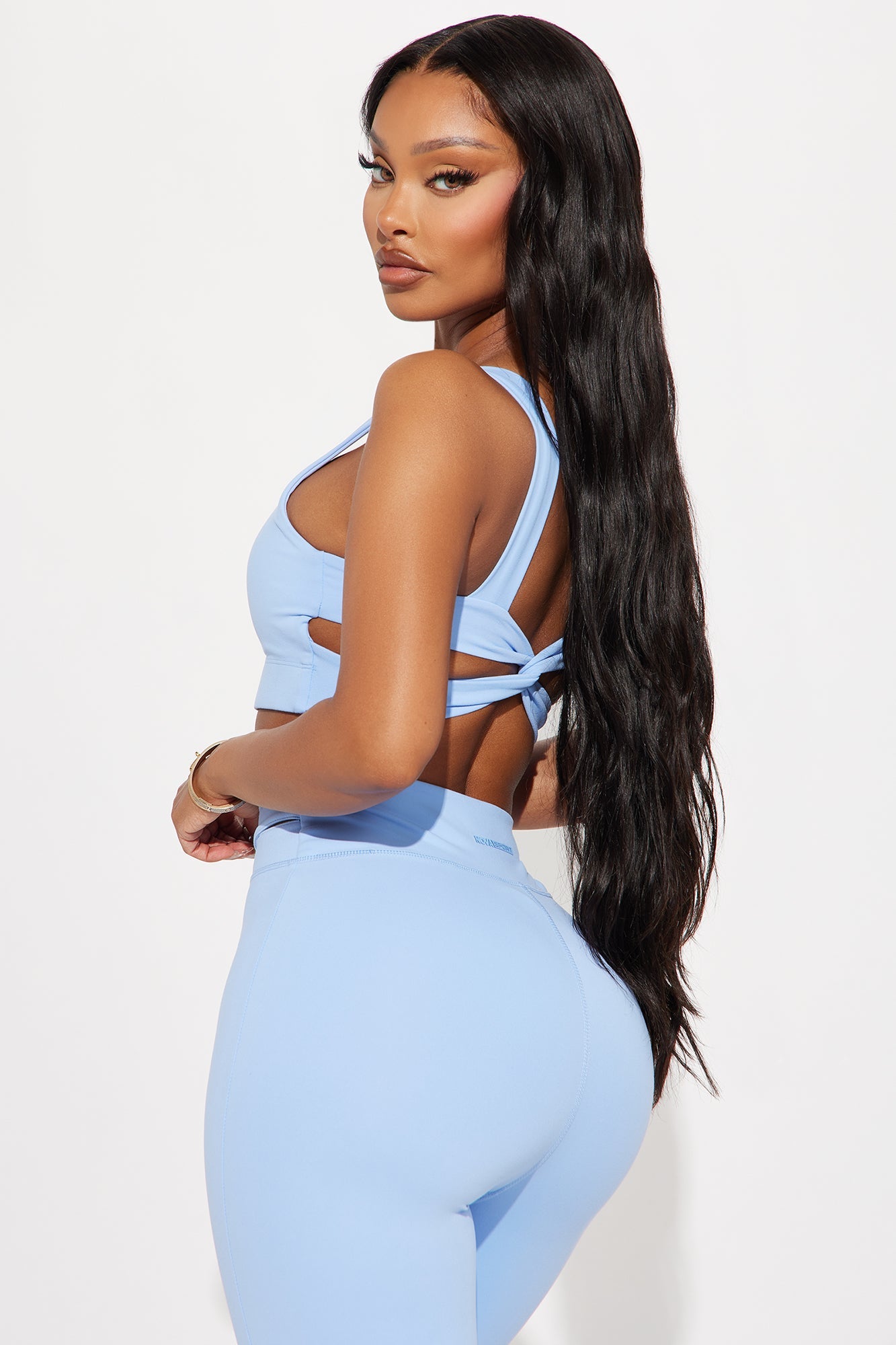 Fire Flow Super Soft Sports Bra - Light Blue