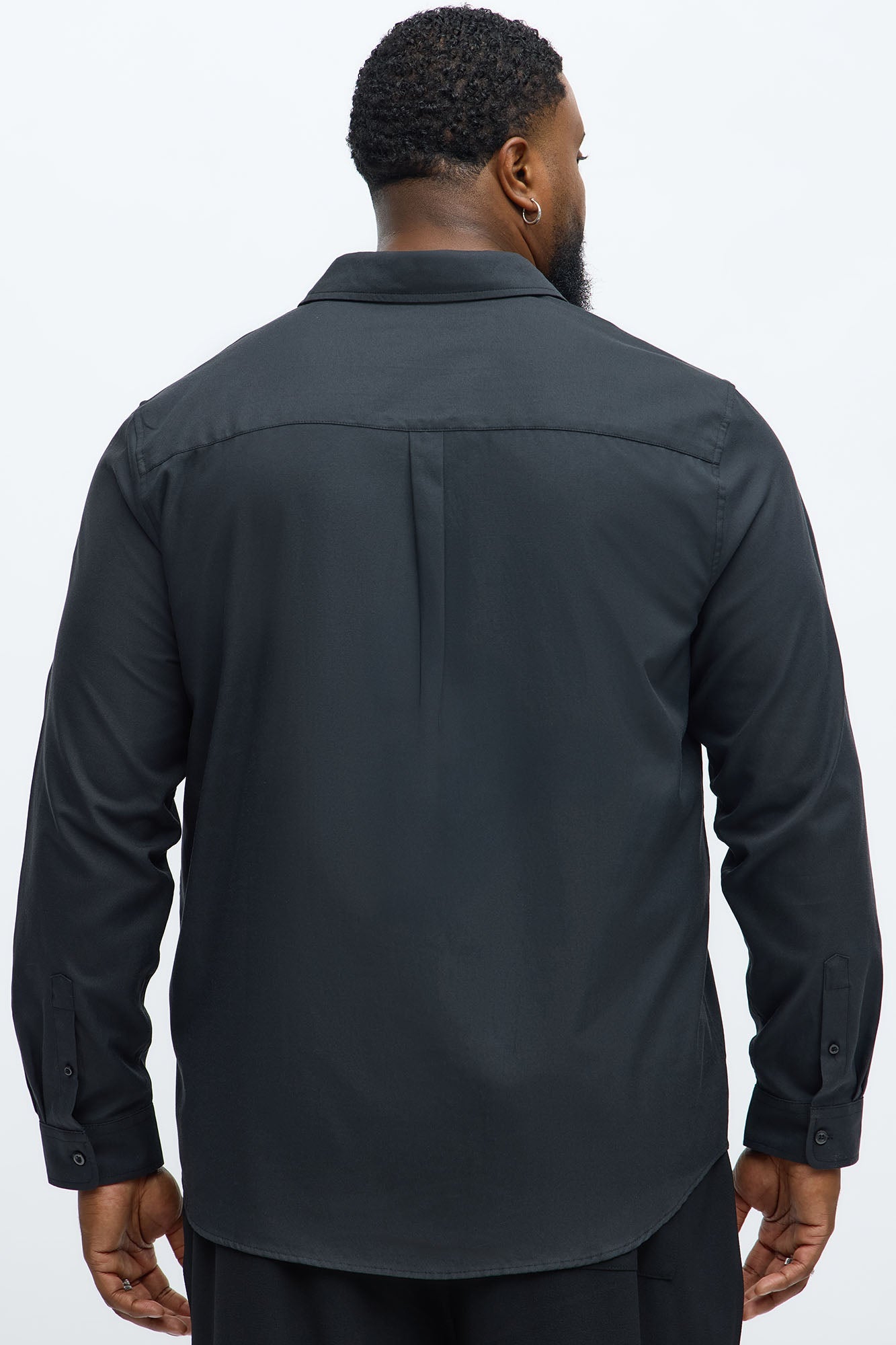Oxford Long Sleeve Shirt - Black