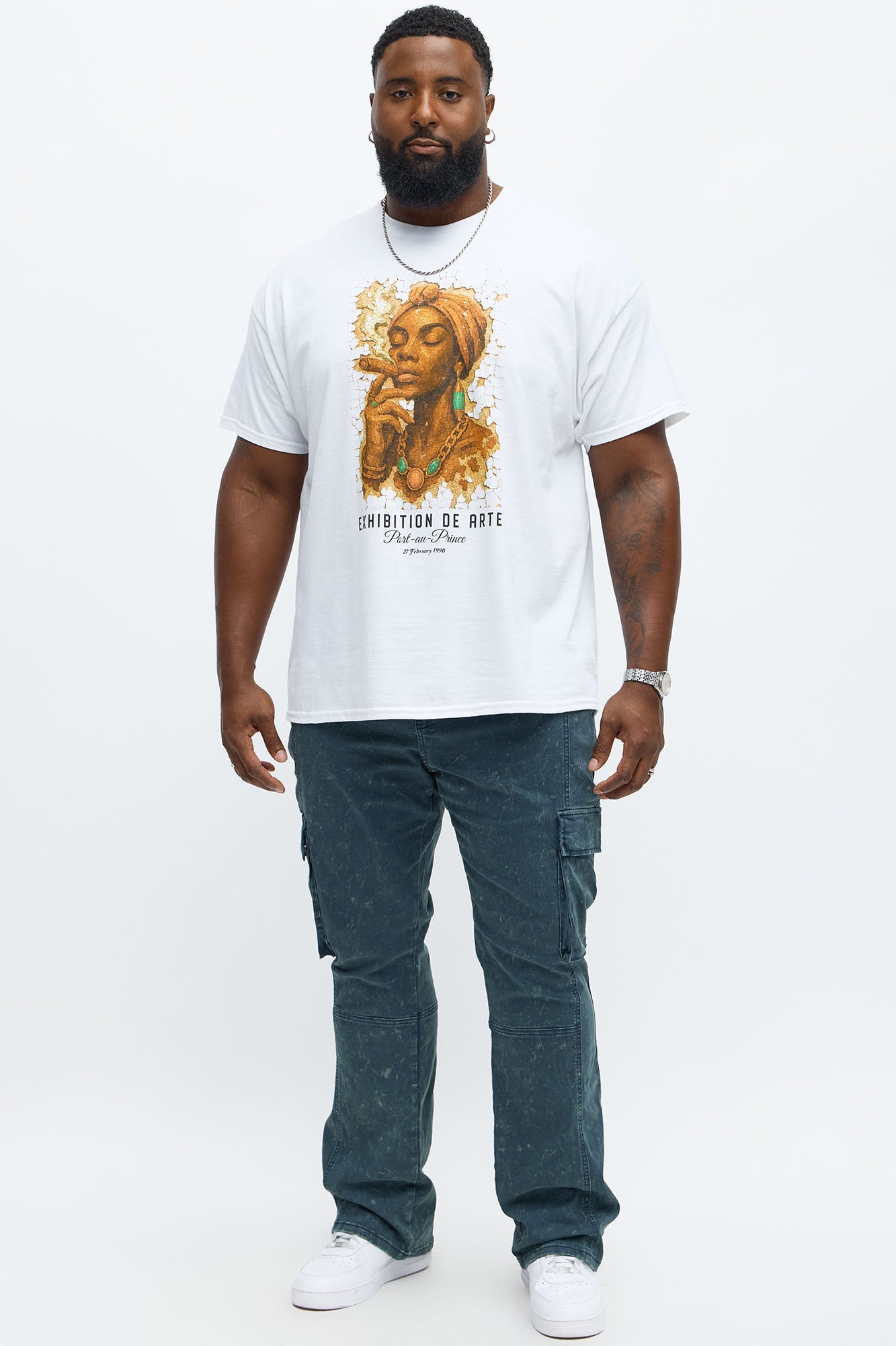 Smoke Break Short Sleeve Tee - White