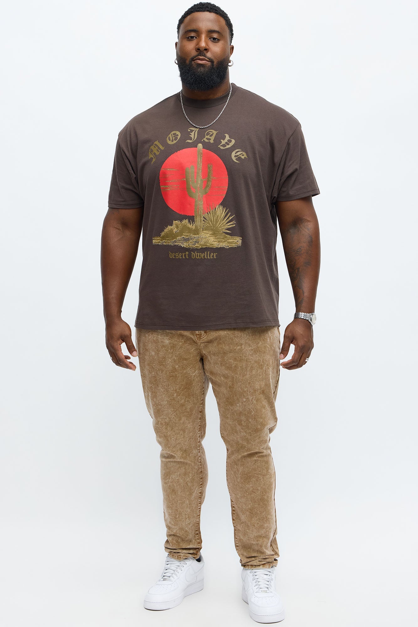 Mojave Desert Sun Short Sleeve Tee - Brown