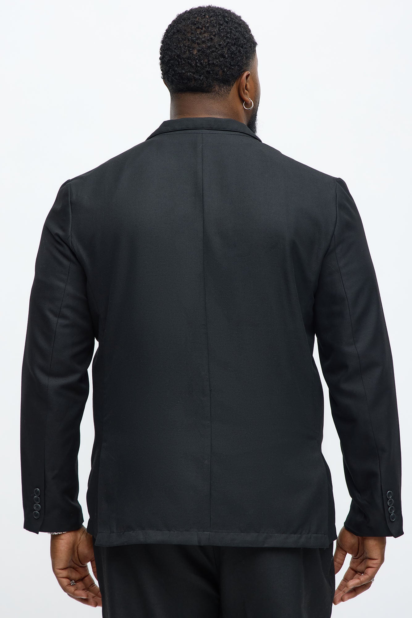 Slim Modern Lightweight Everyday Jacket - Black