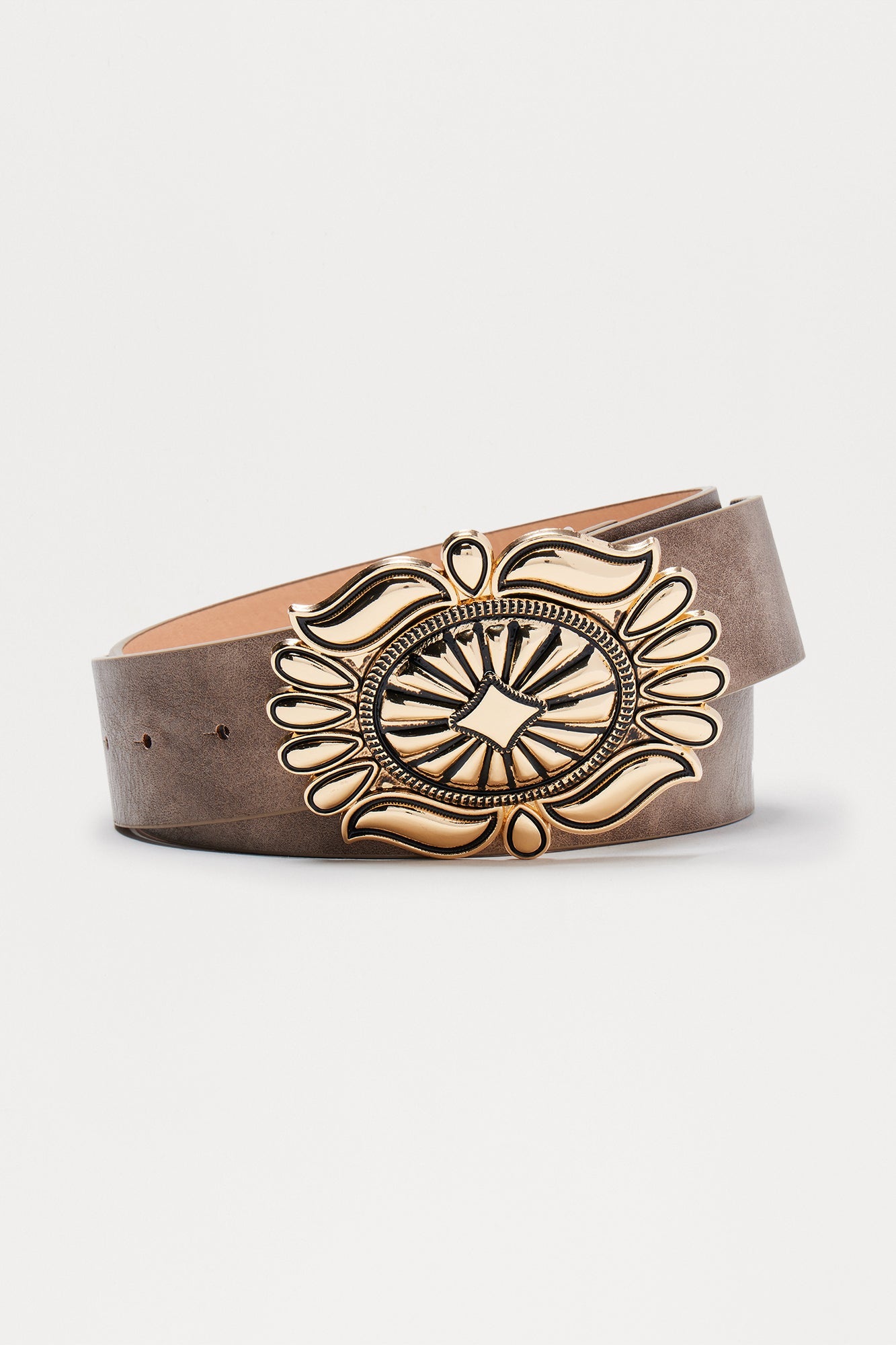 Bronze Horizon Belt - Taupe