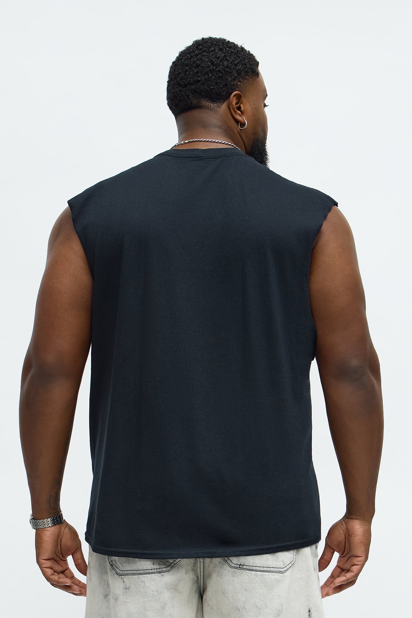 Hustler Society Reigns Muscle Tee - Black