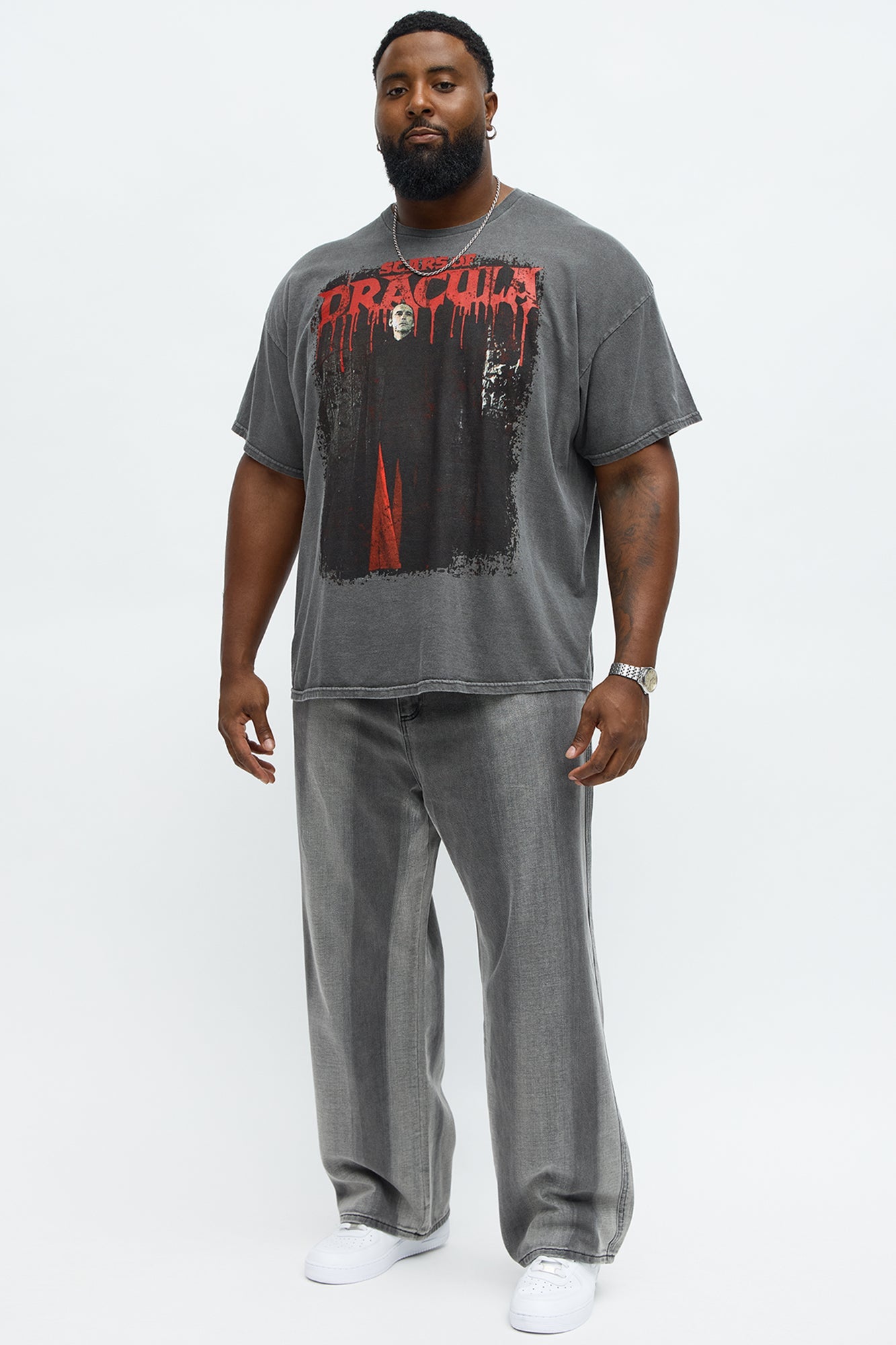 The Count Dracula Short Sleeve Tee - Black Wash