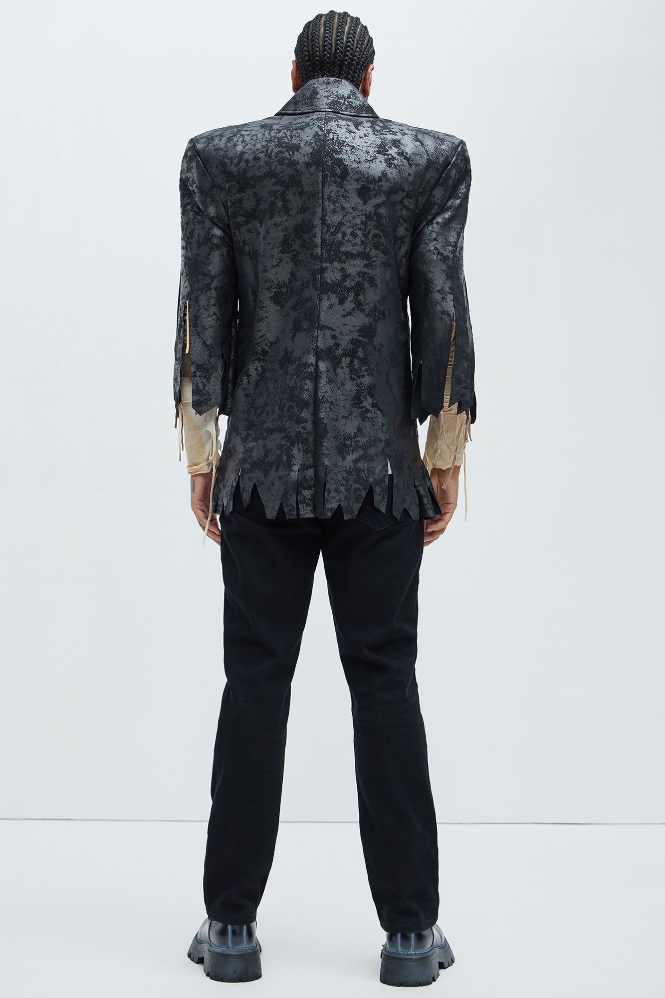 Monster Doctor Frank Costume - Black/Grey