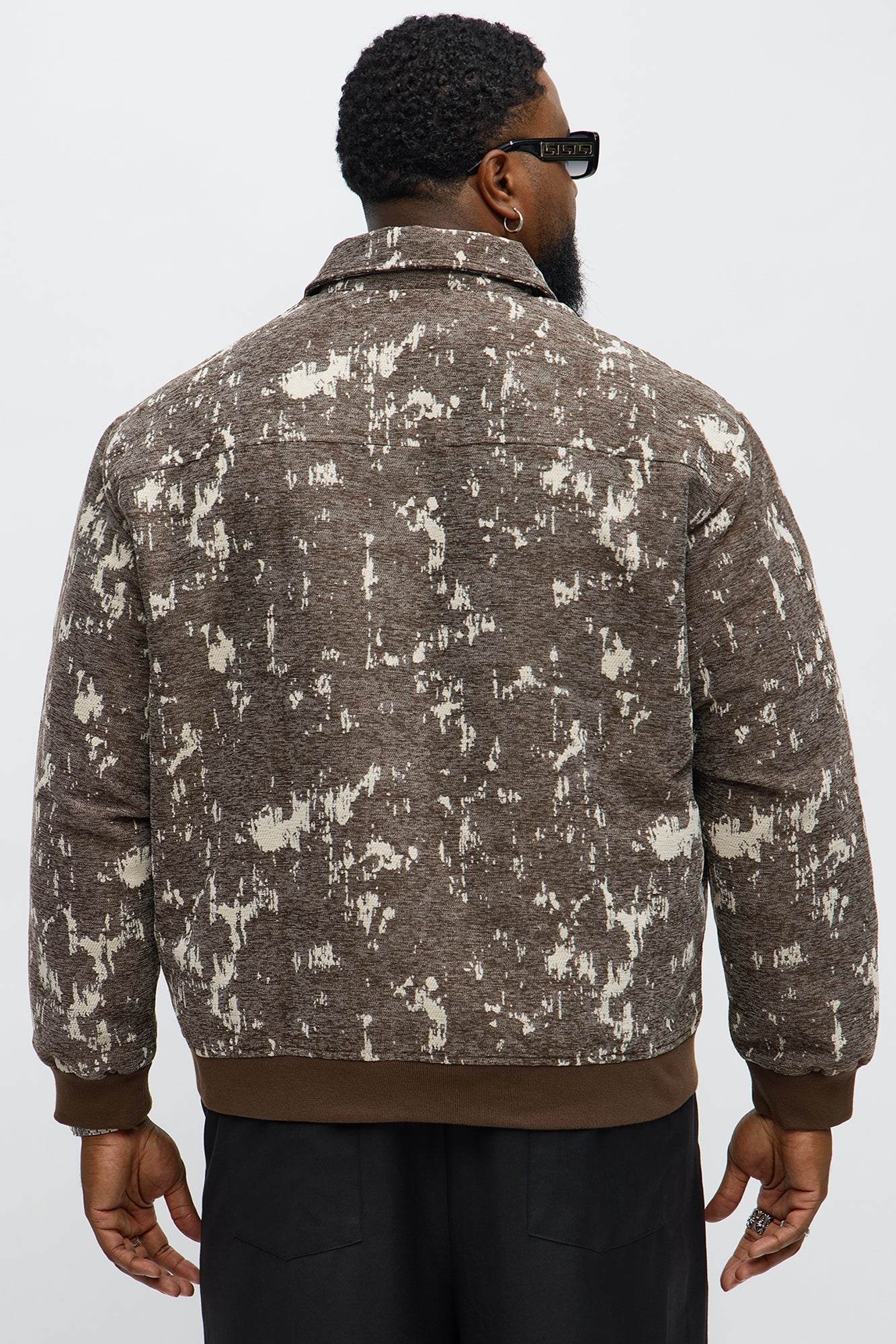 In Motion Tapestry Zip Jacket - Brown/combo