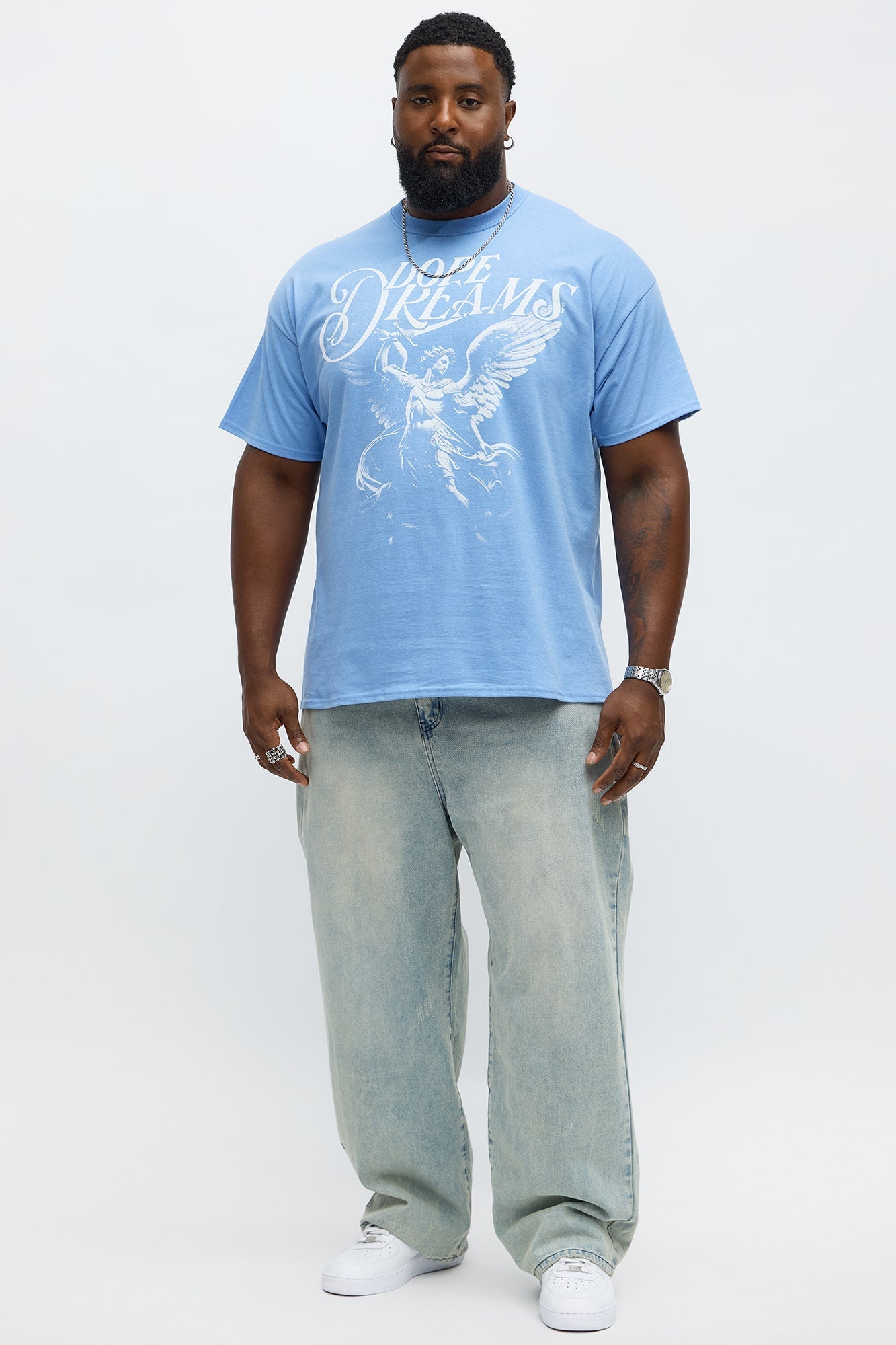 Dope Dreams Prophecy Short Sleeve Tee - Blue