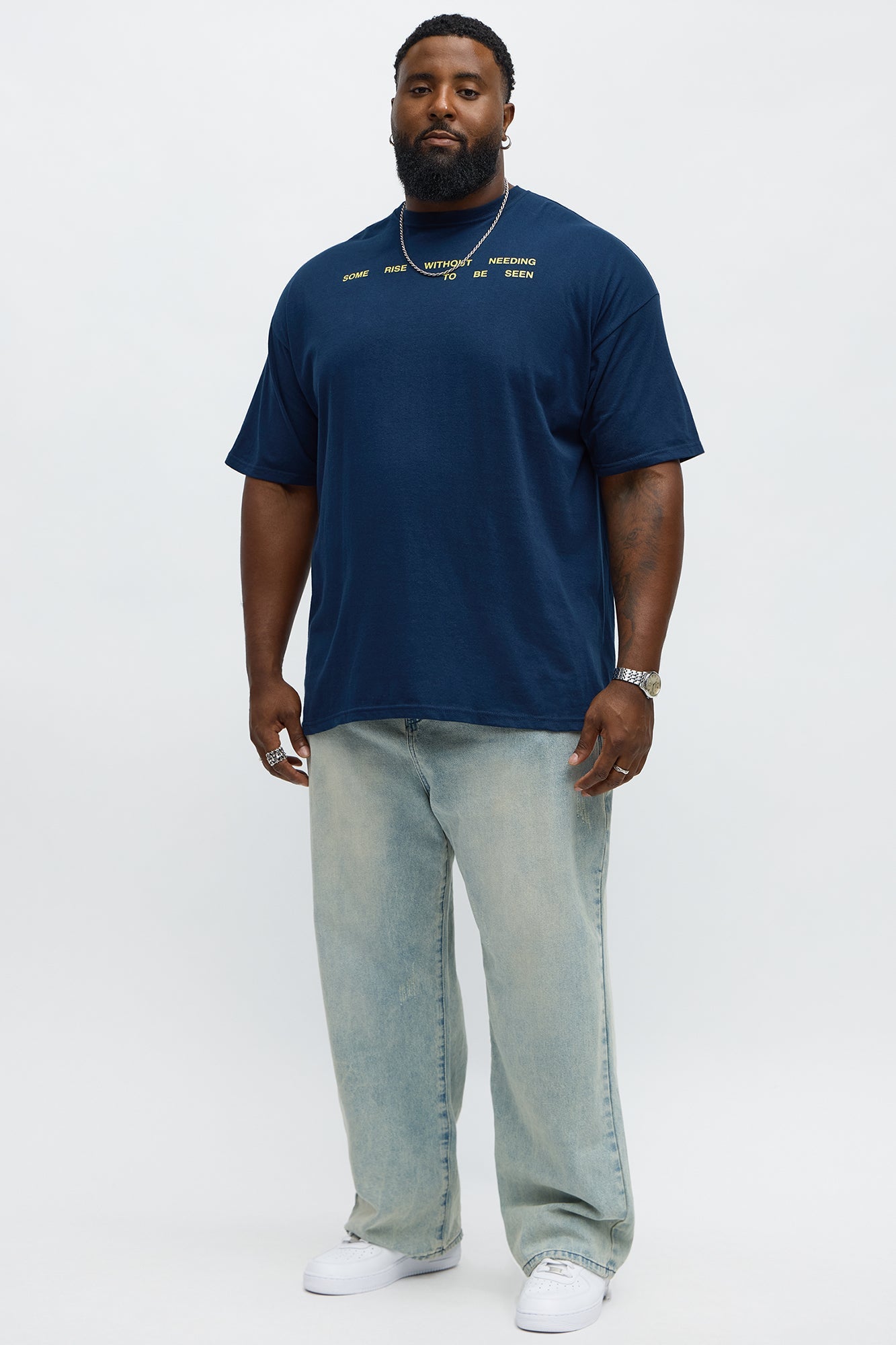 Crowned By Pain Short Sleeve Tee - Navy