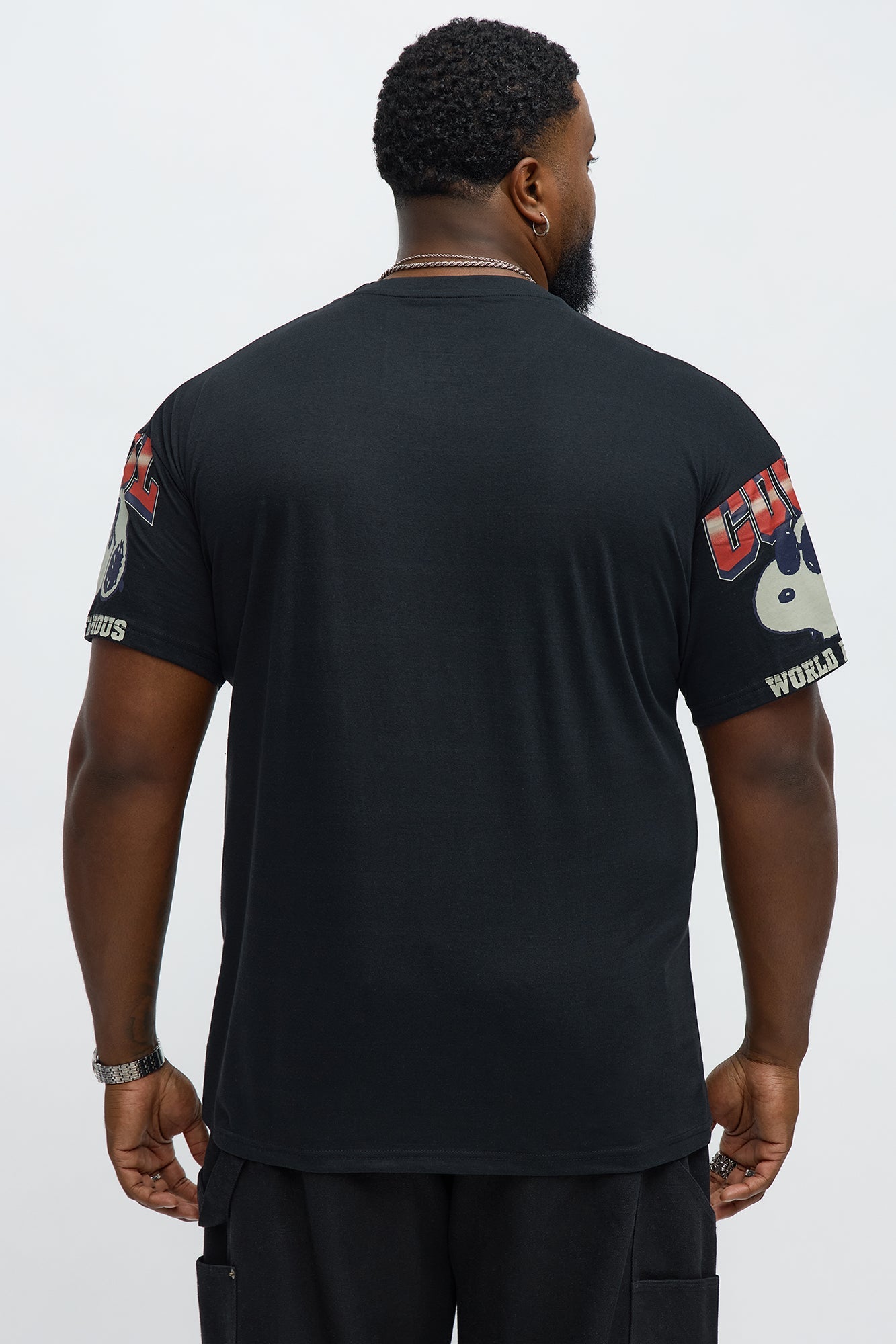 Snoopy Joe Cool Short Sleeve Tee - Black