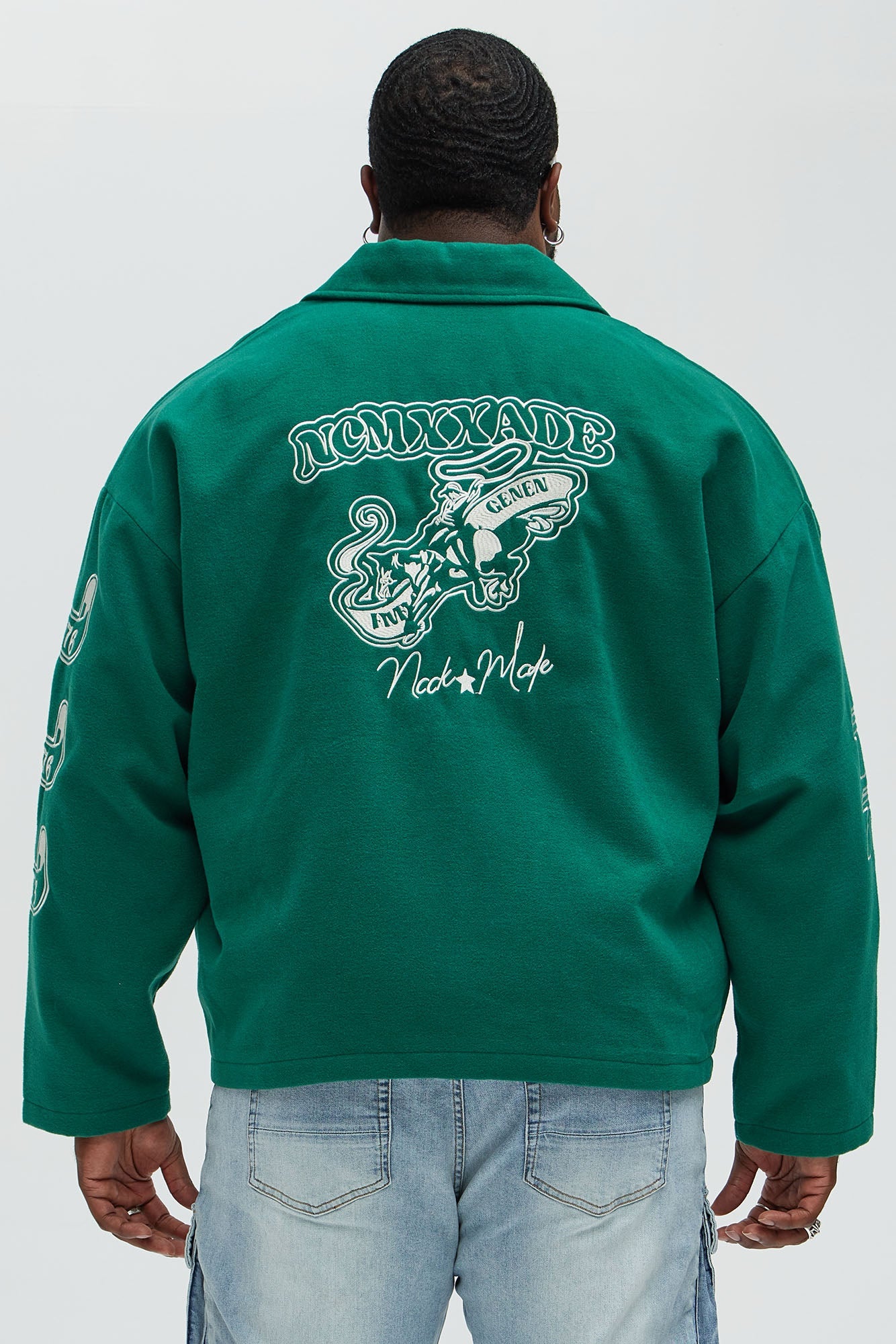 Independence Varsity Jacket - Kelly Green