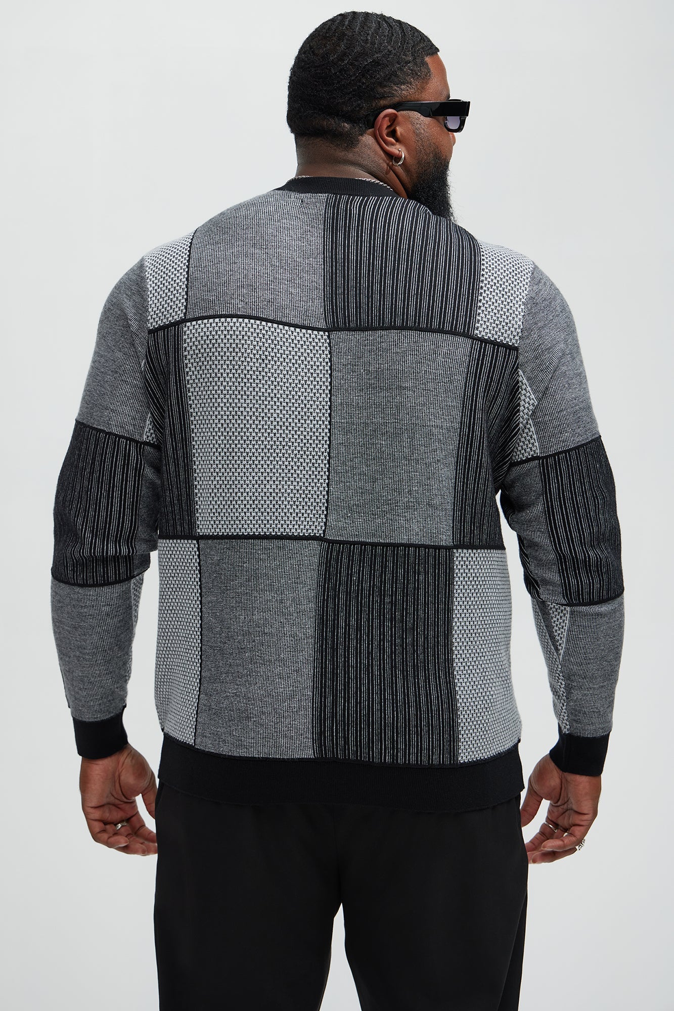 Better And Better Crewneck Sweater - Black/combo