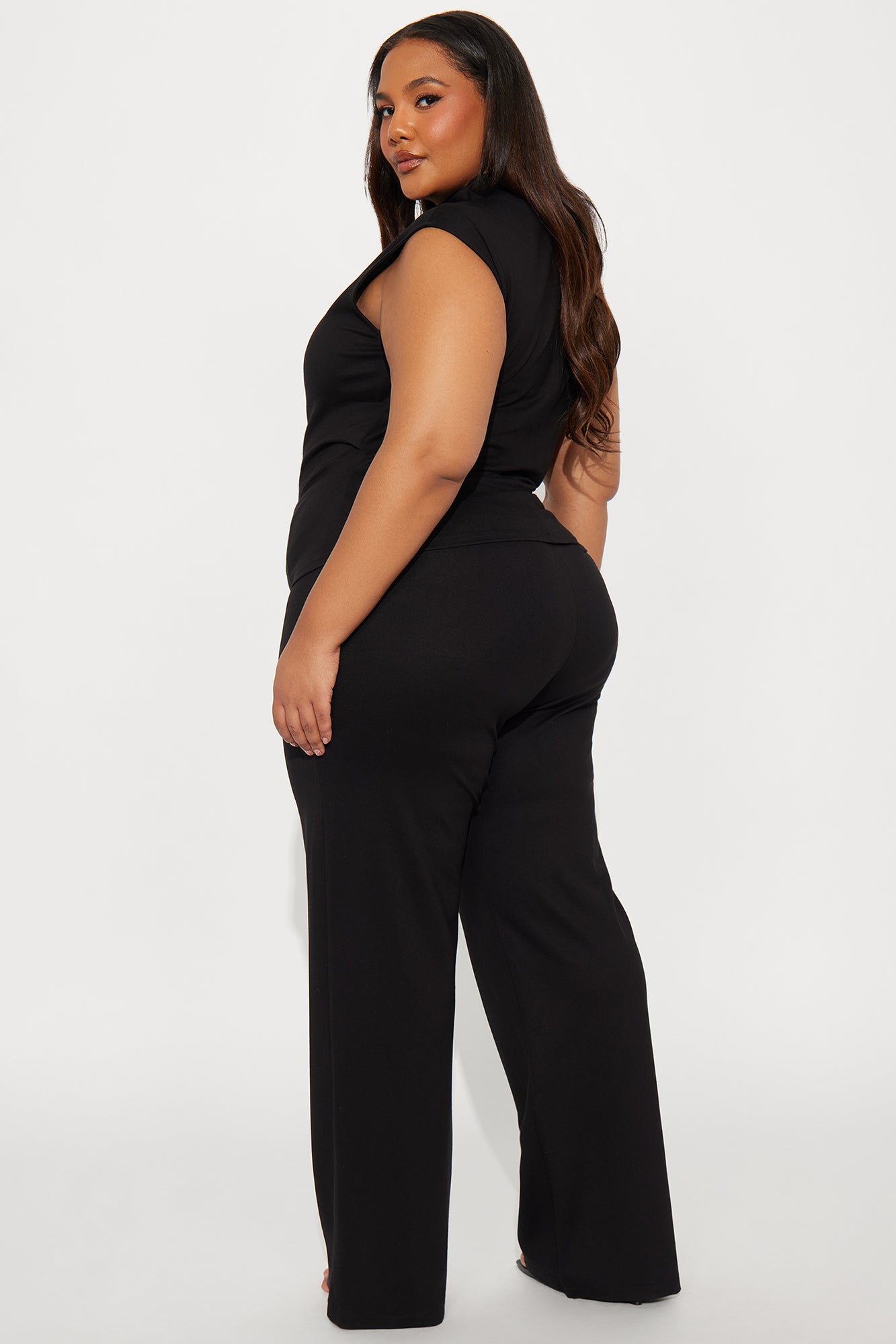 Power Stance Sleeveless Pant Set - Black