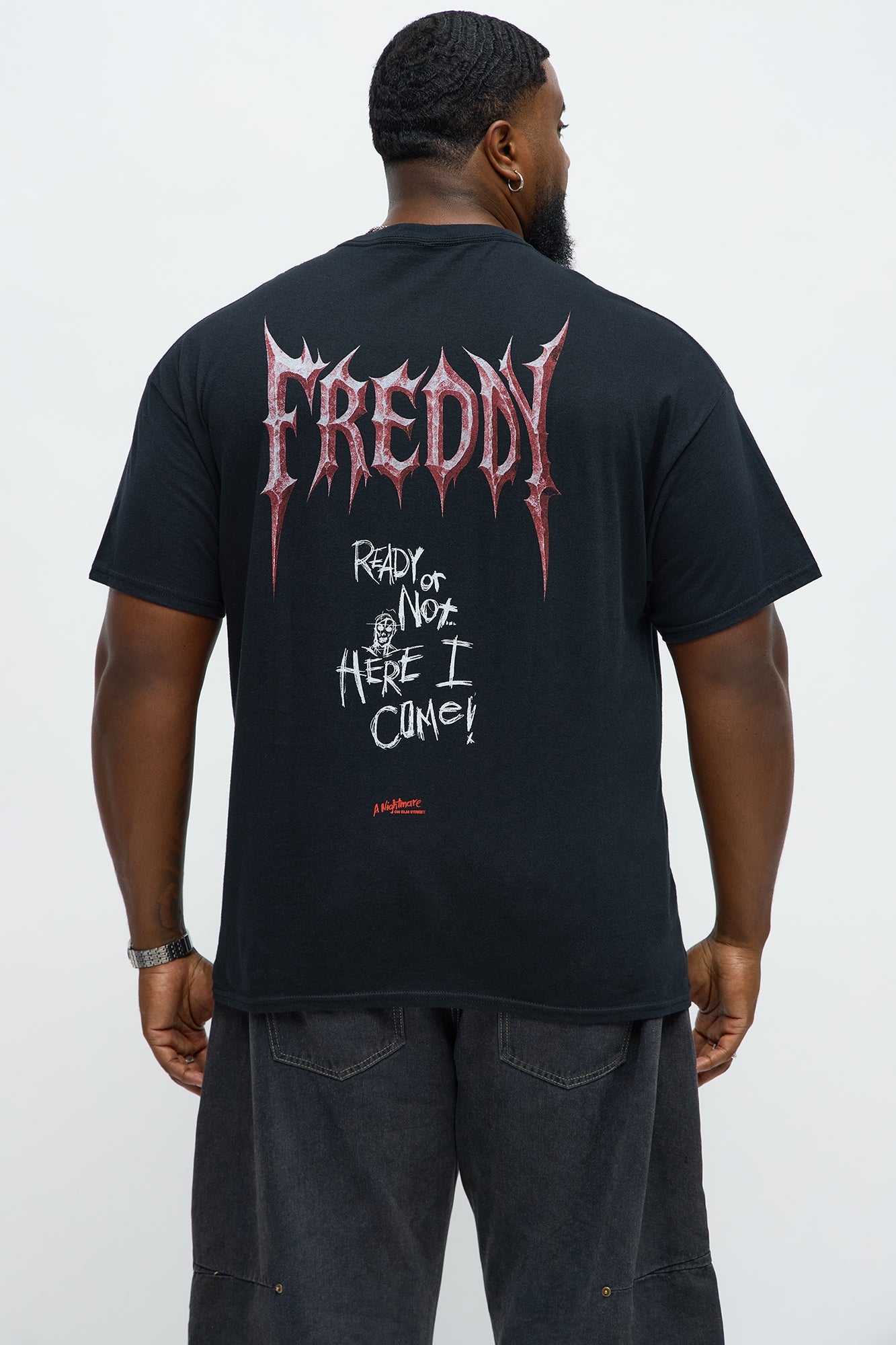 Nightmare On Elm Street Freddy I Am Eternal Short Sleeve Tee - Black