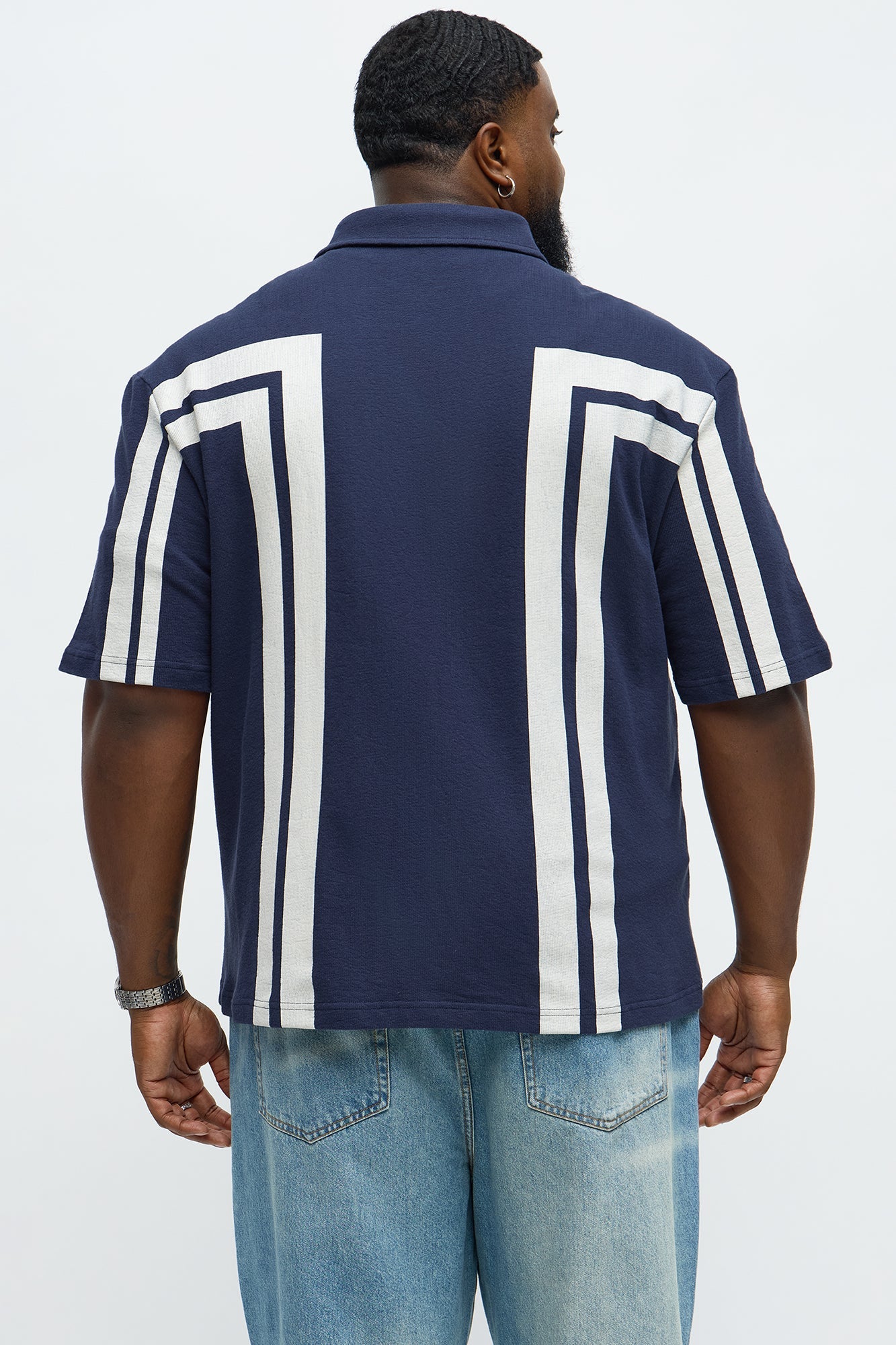 Making Ways Button Up Shirt - Navy