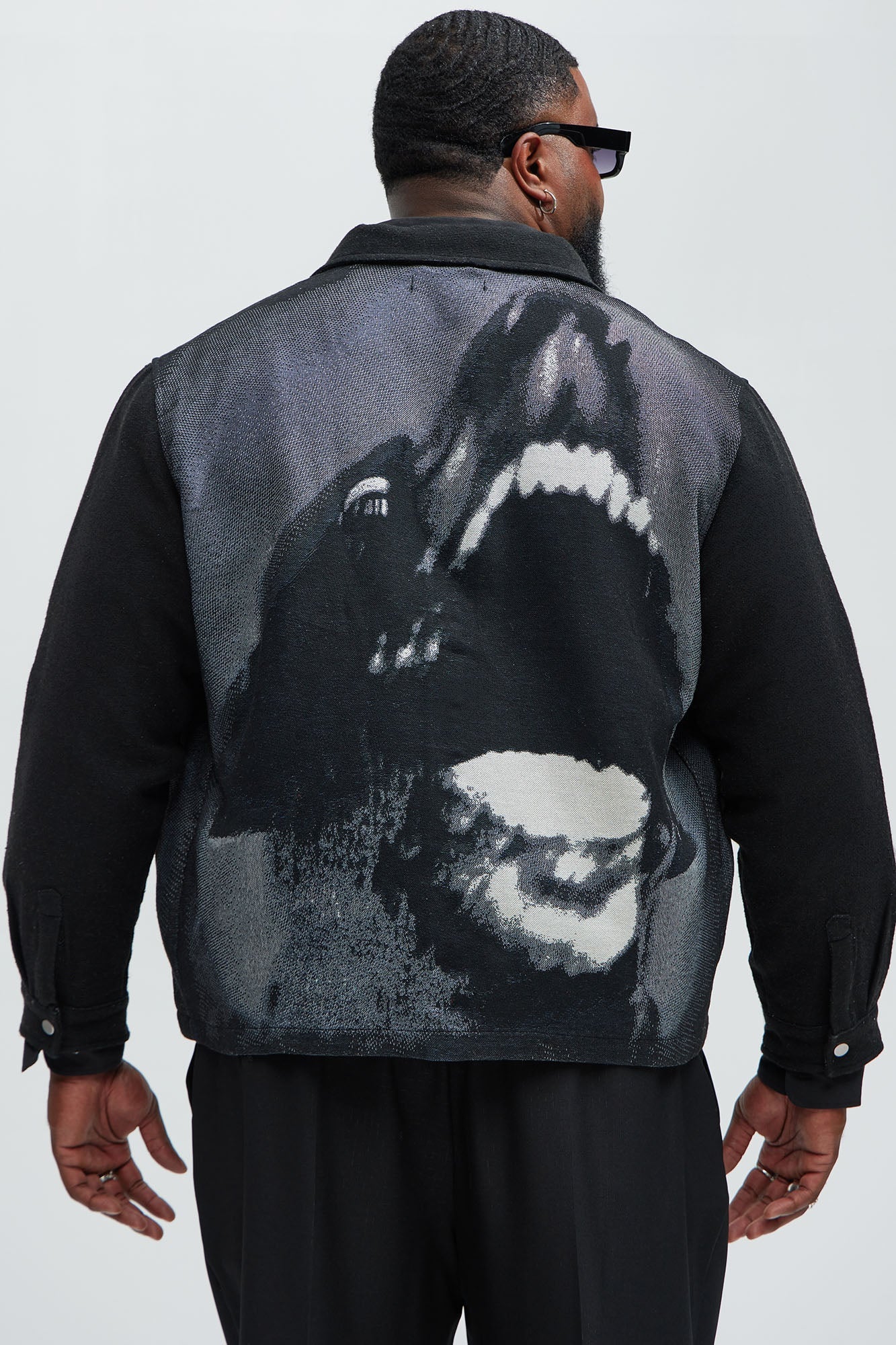 Rogue Tapestry Cropped Button Up Shirt - Multi Color