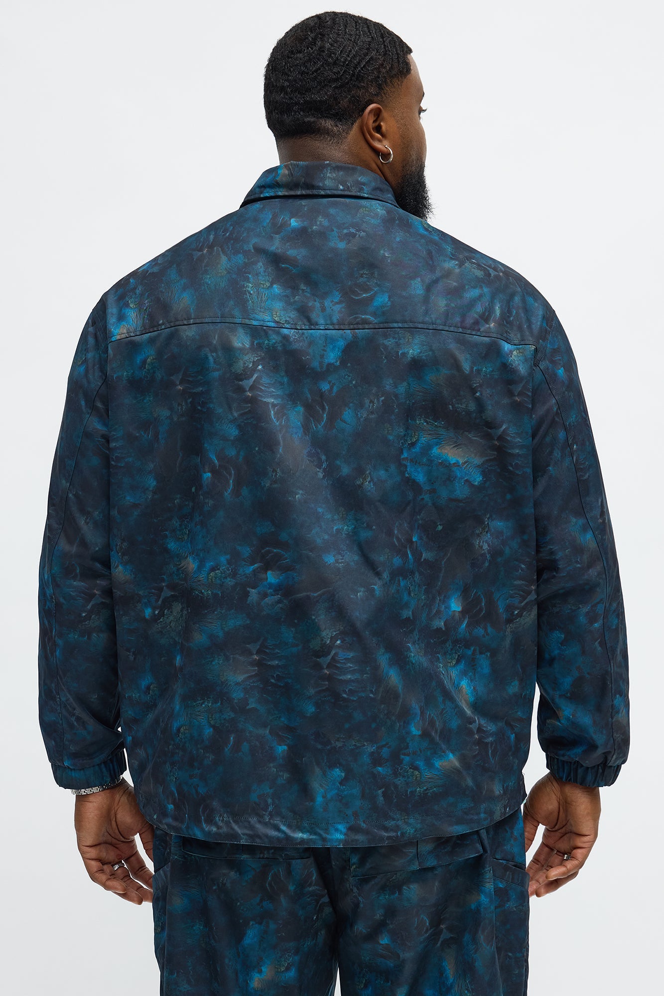 Relaxed Viktor Utility Jacket - Blue/combo