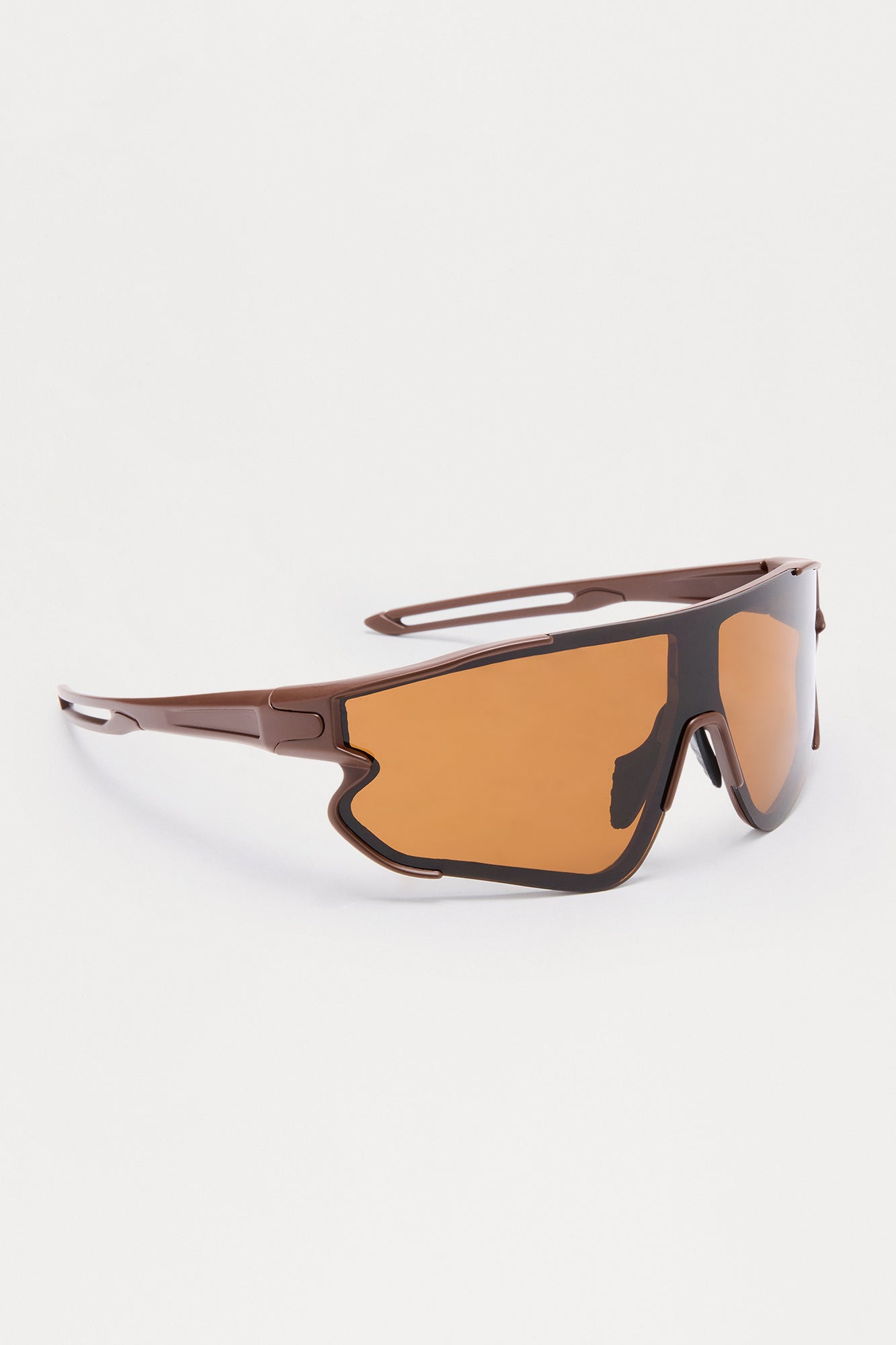 Unfiltered Sport Wrap Sunglasses - Brown
